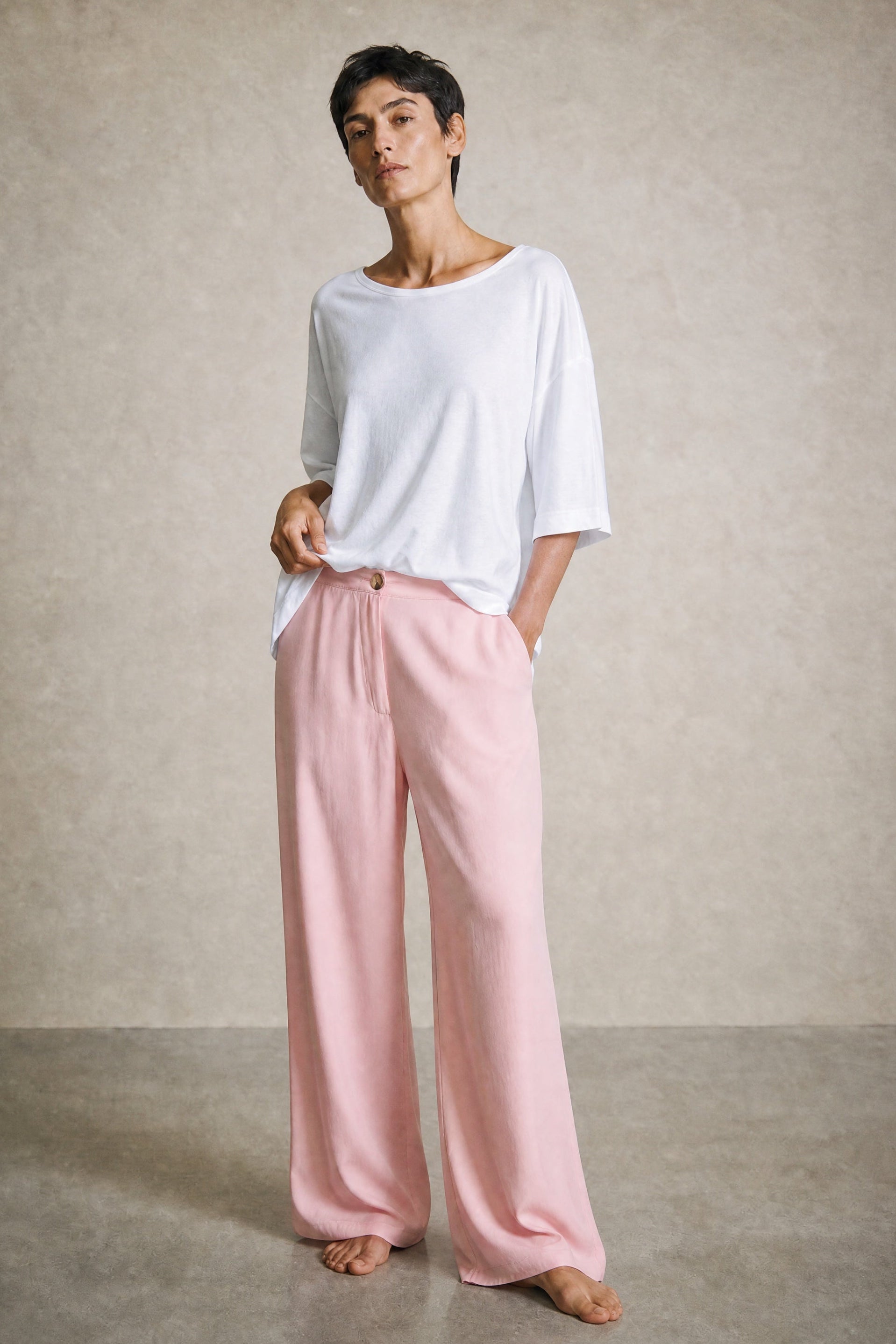 DANEA TROUSERS ROSE