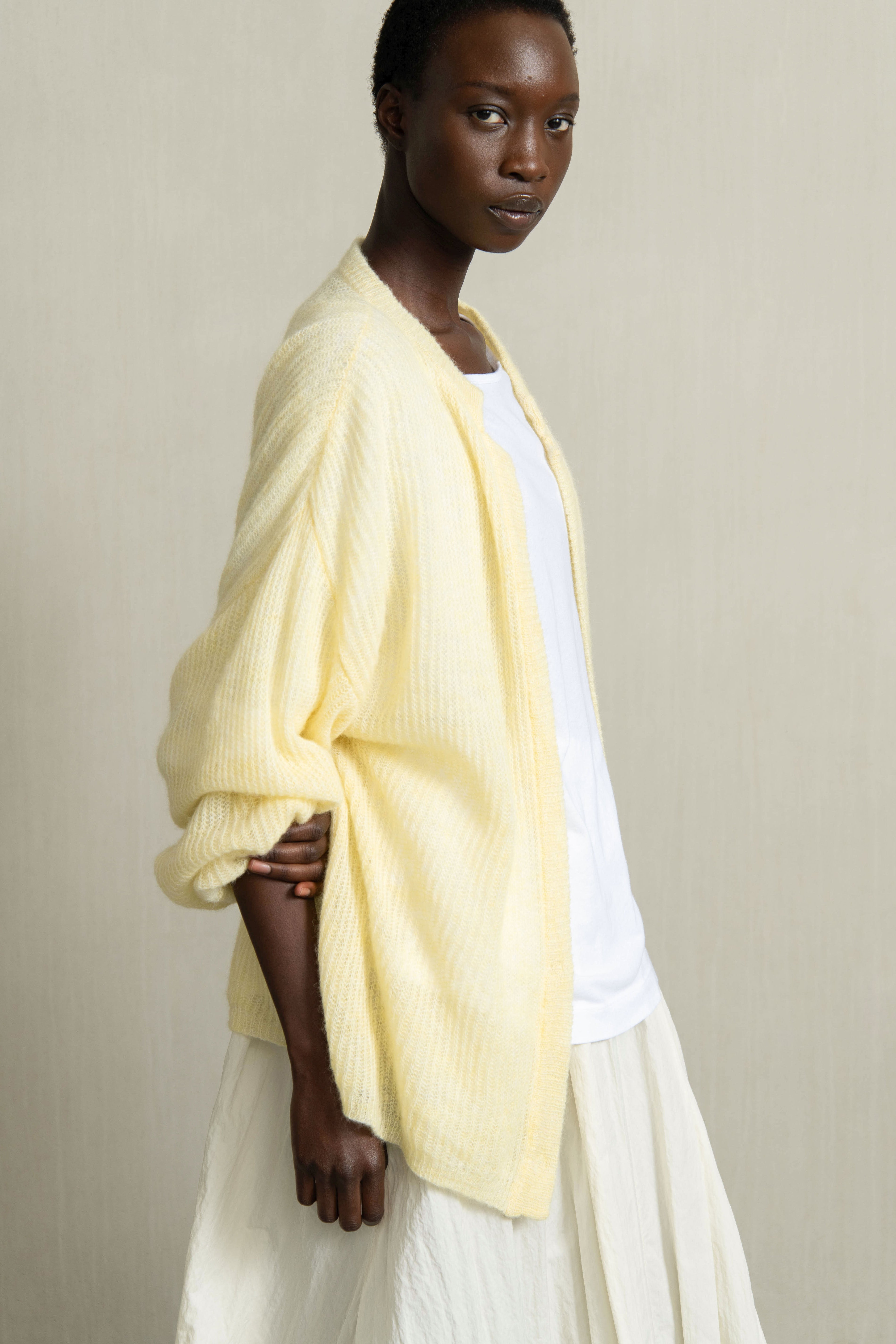AMAEVE KNIT LIGHT YELLOW - HUMANOID