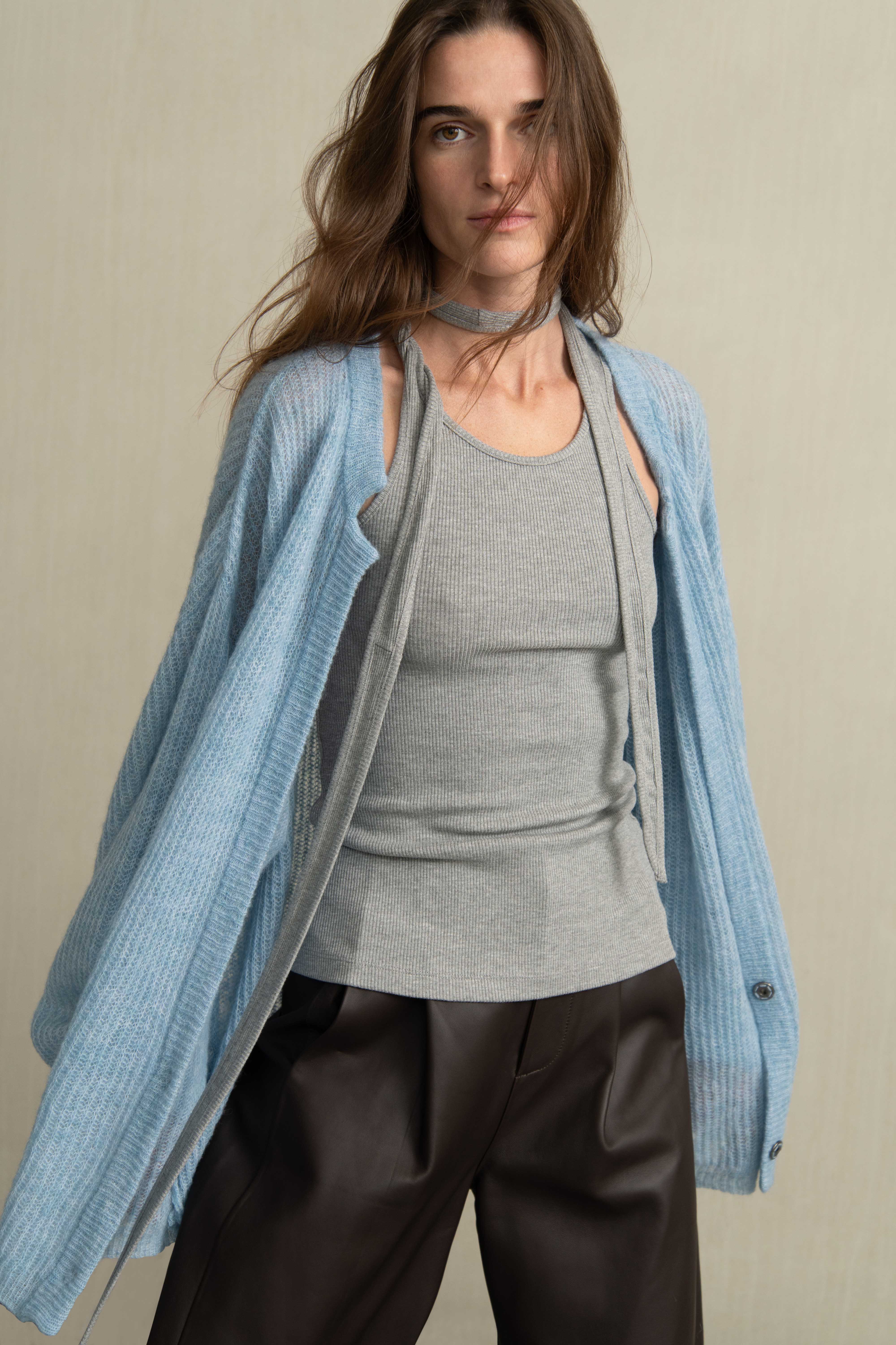 AMAEVE KNIT PETROL - HUMANOID