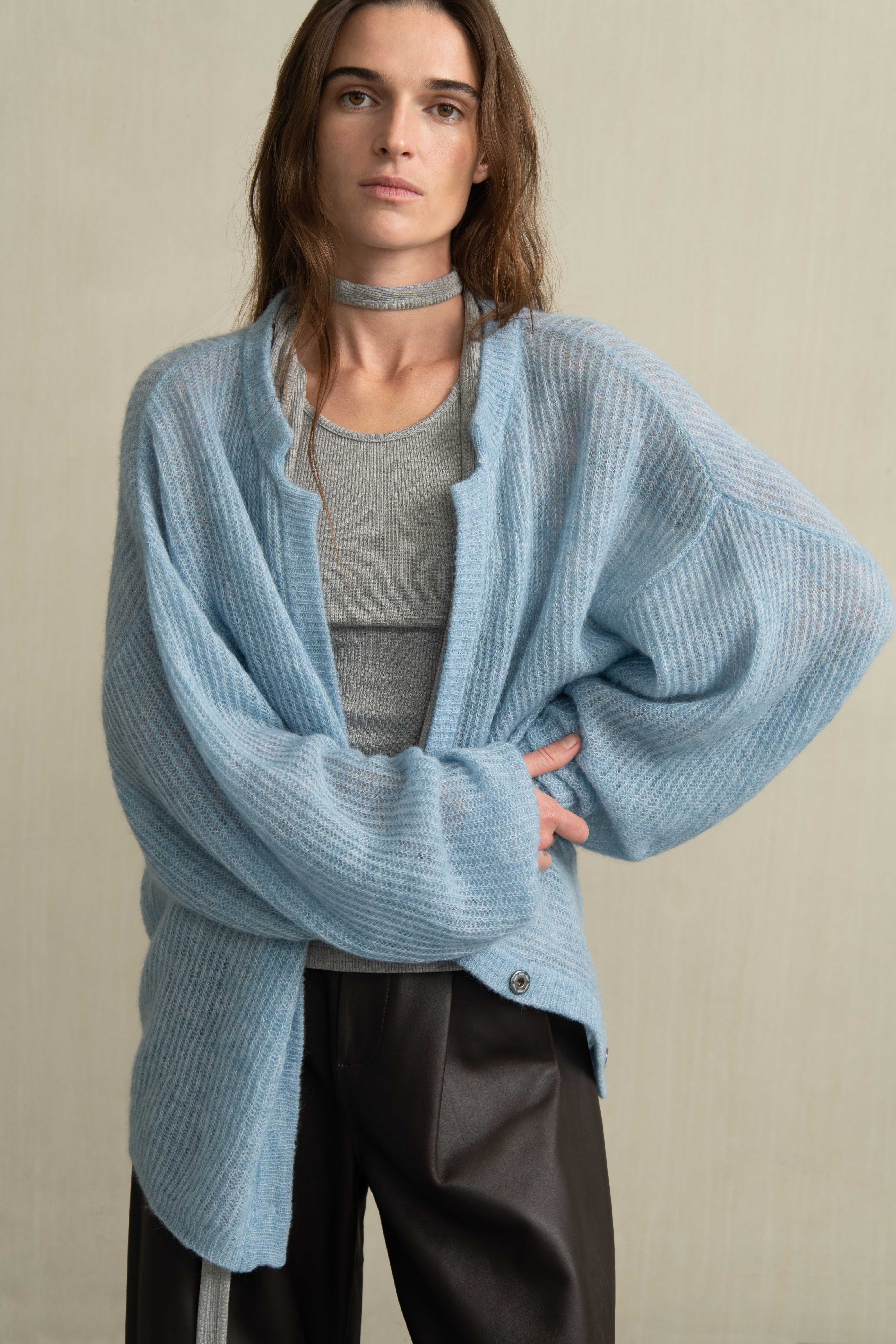 AMAEVE KNIT PETROL - HUMANOID