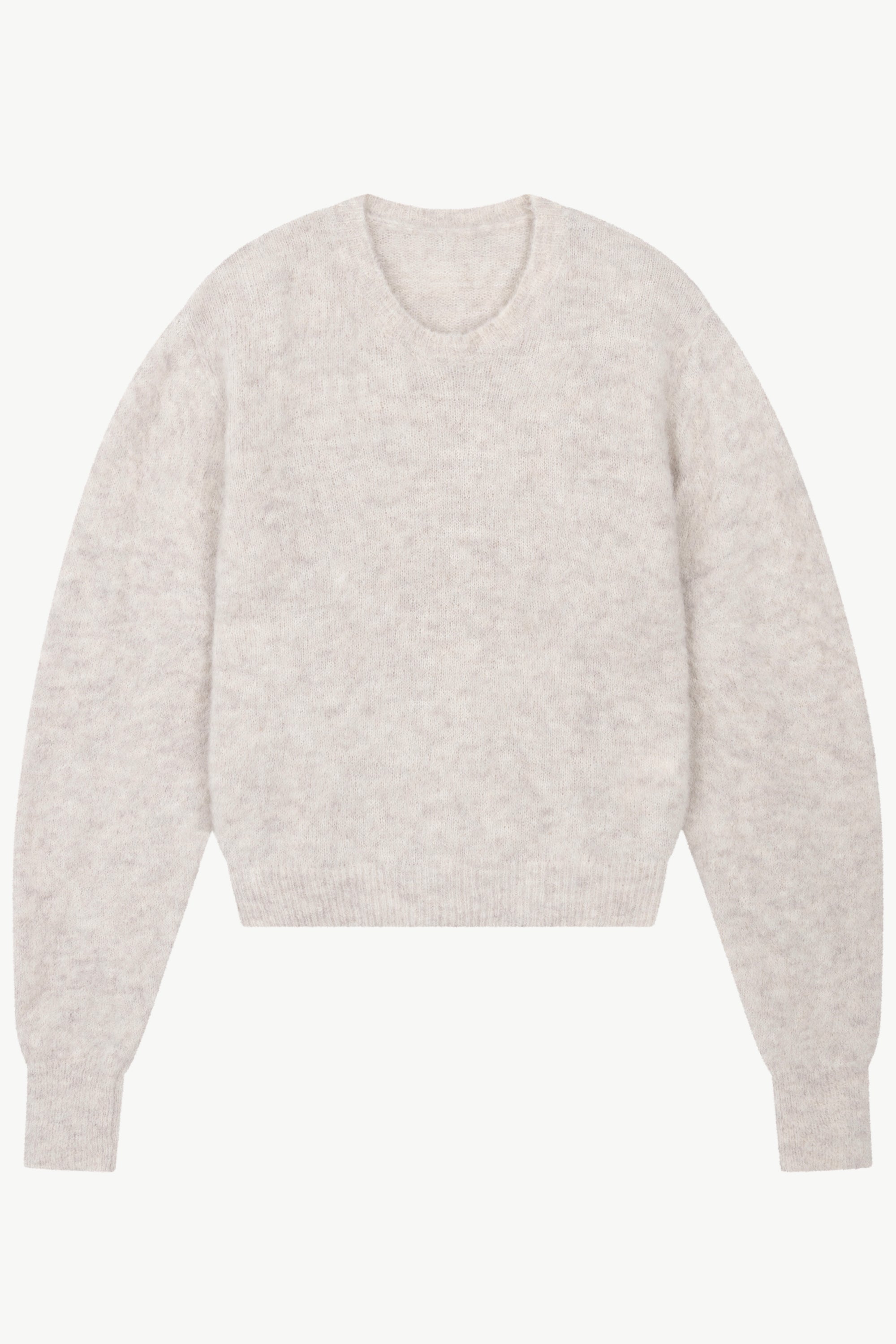 ANNA KNIT BEIGE MELANGE