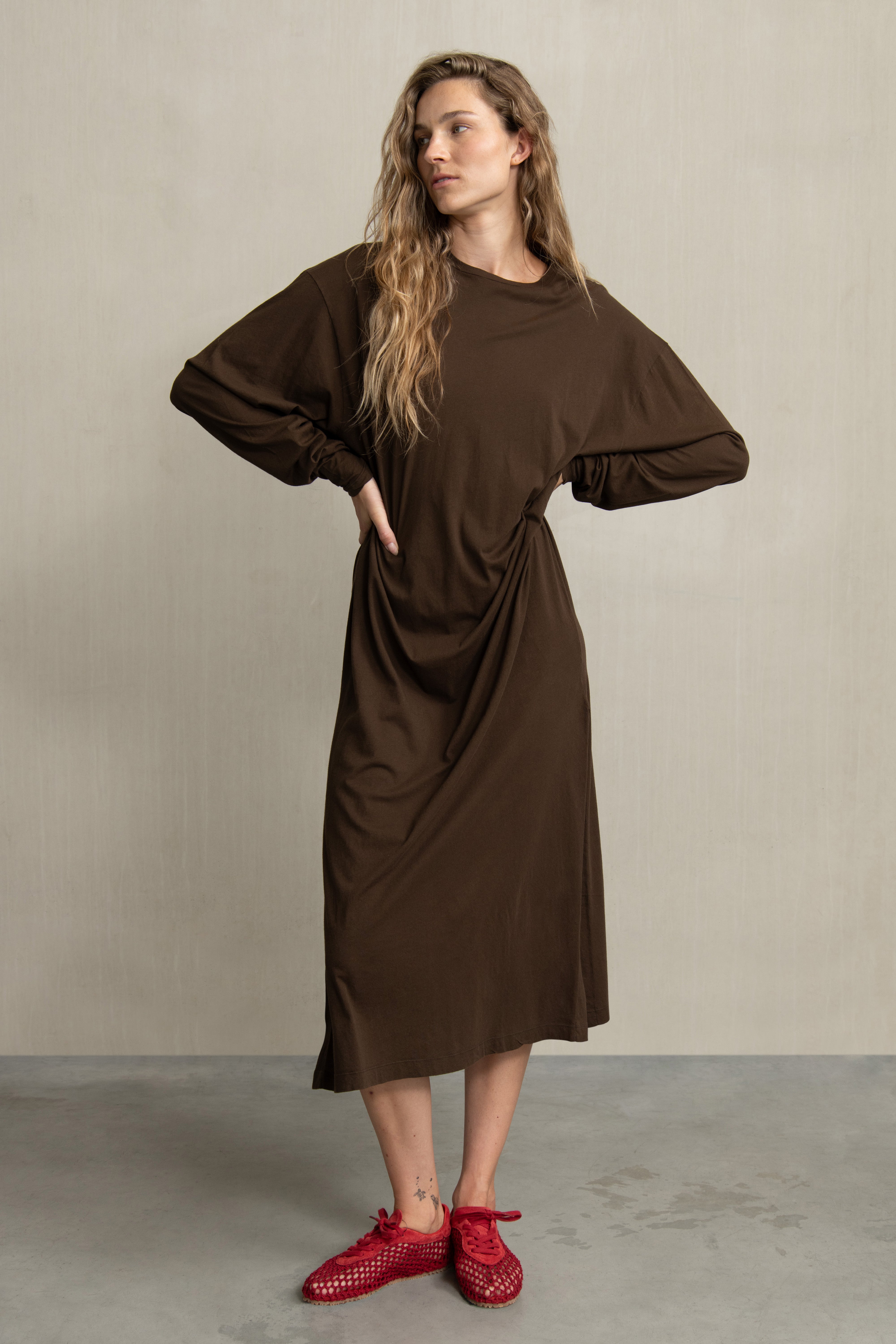 BERE DRESS KHAKI