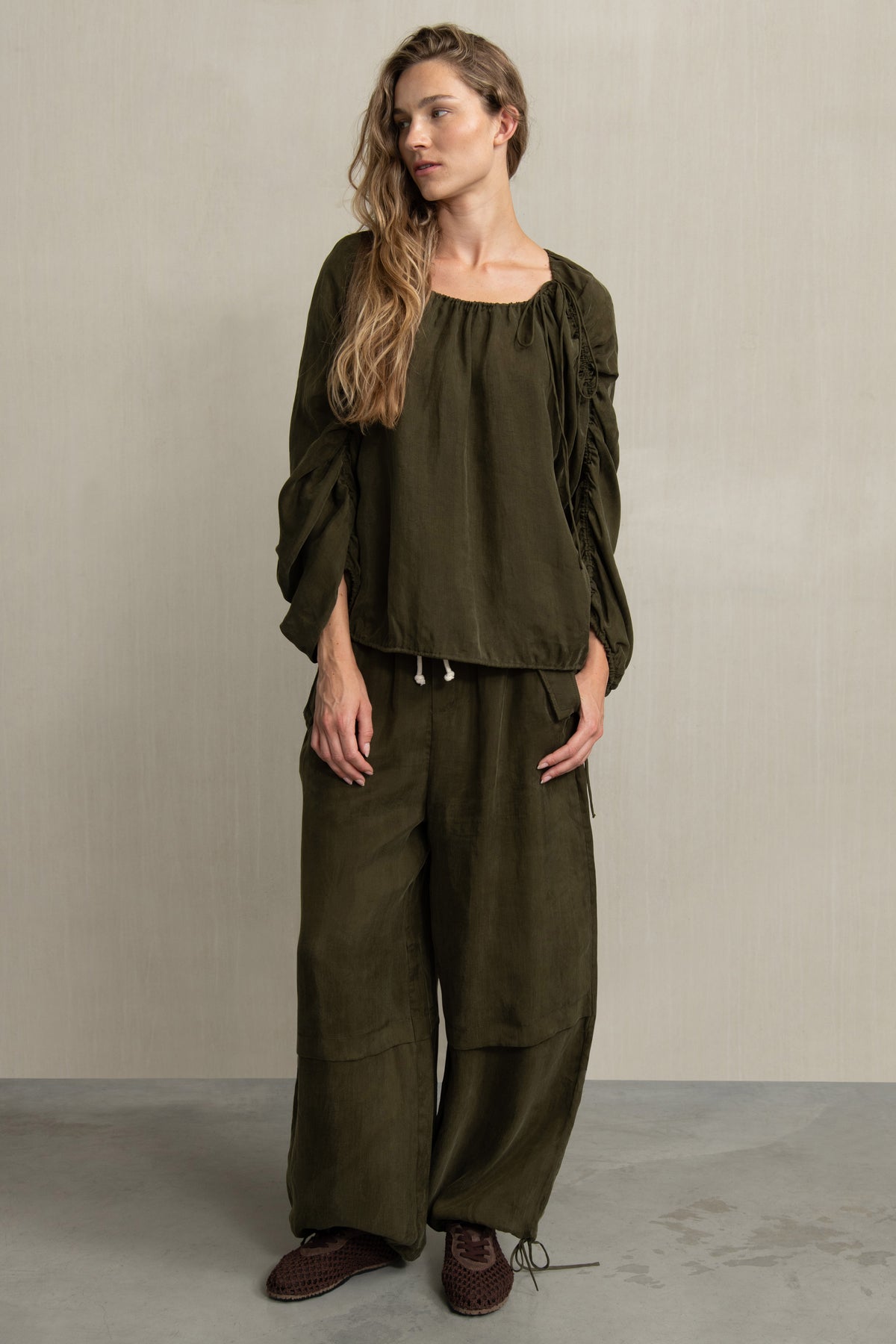 BIEKE TROUSERS MOSS