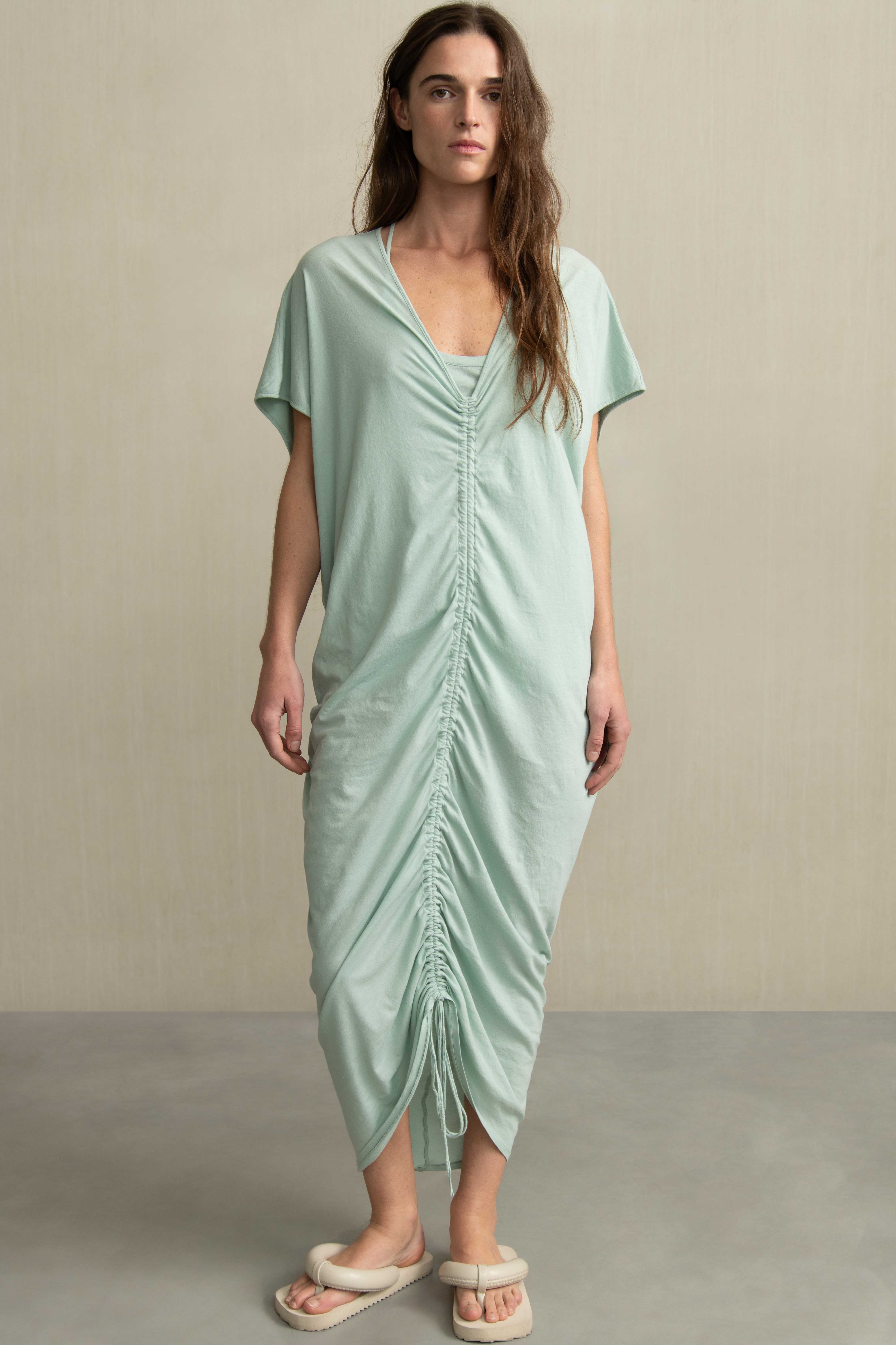 BLAKE DRESS AQUA