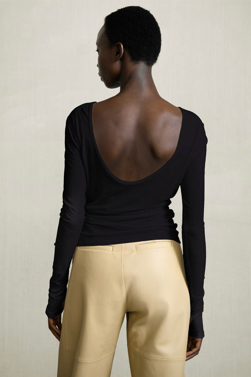 BLANCA TEE BLACKISH - HUMANOID