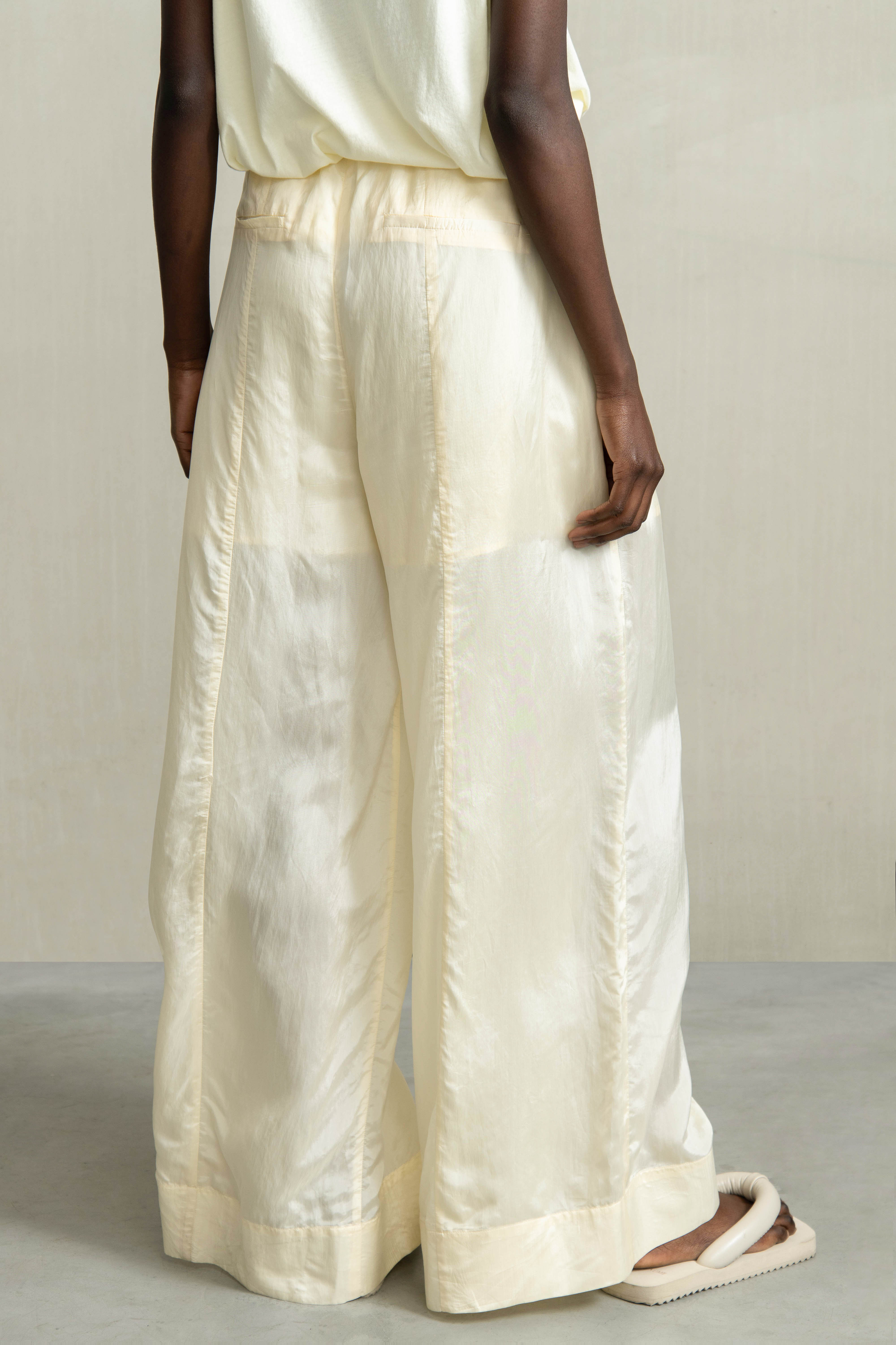 BONIE PANTS LIGHT YELLOW - HUMANOID