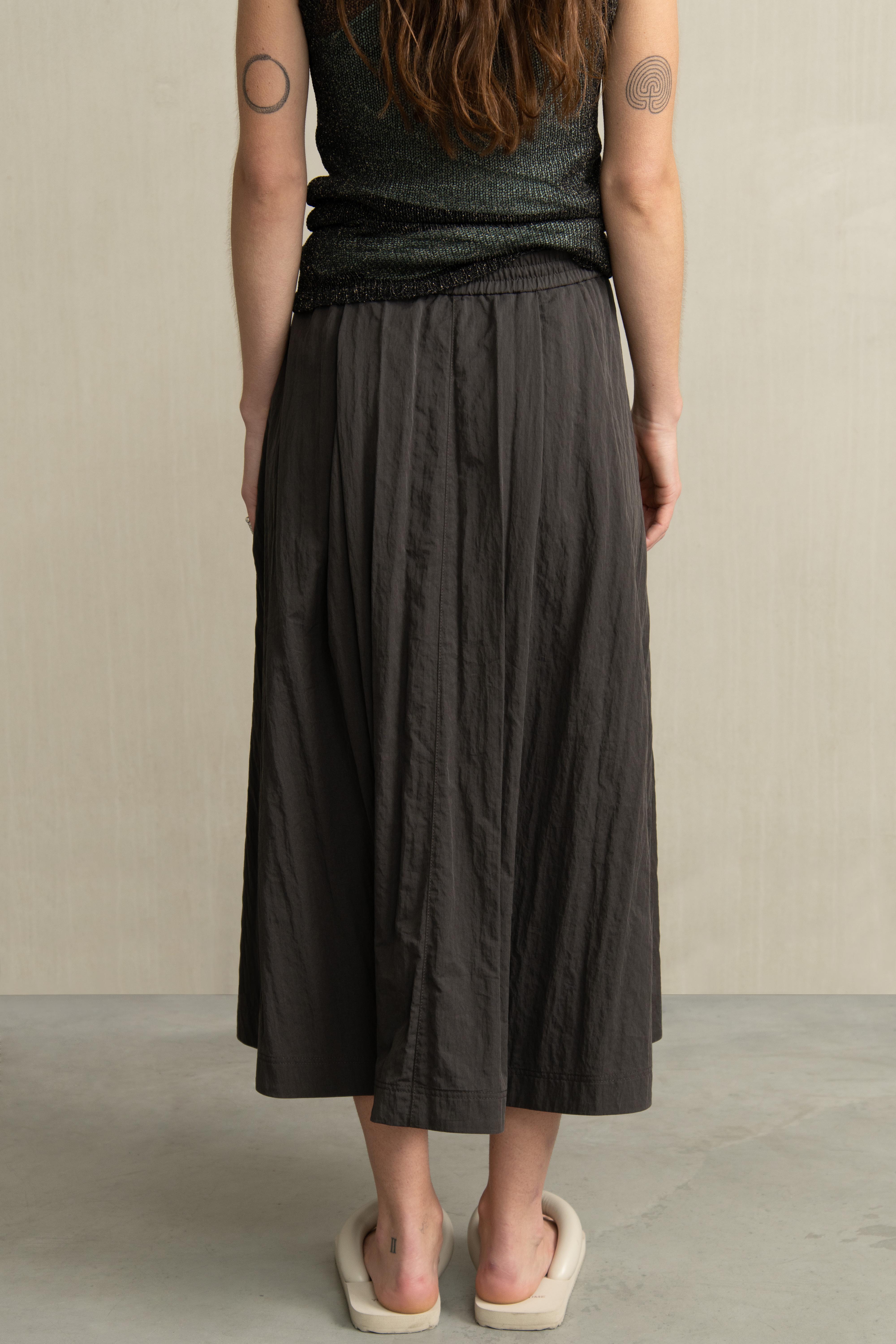 CHIA SKIRT DARK BROWN - HUMANOID