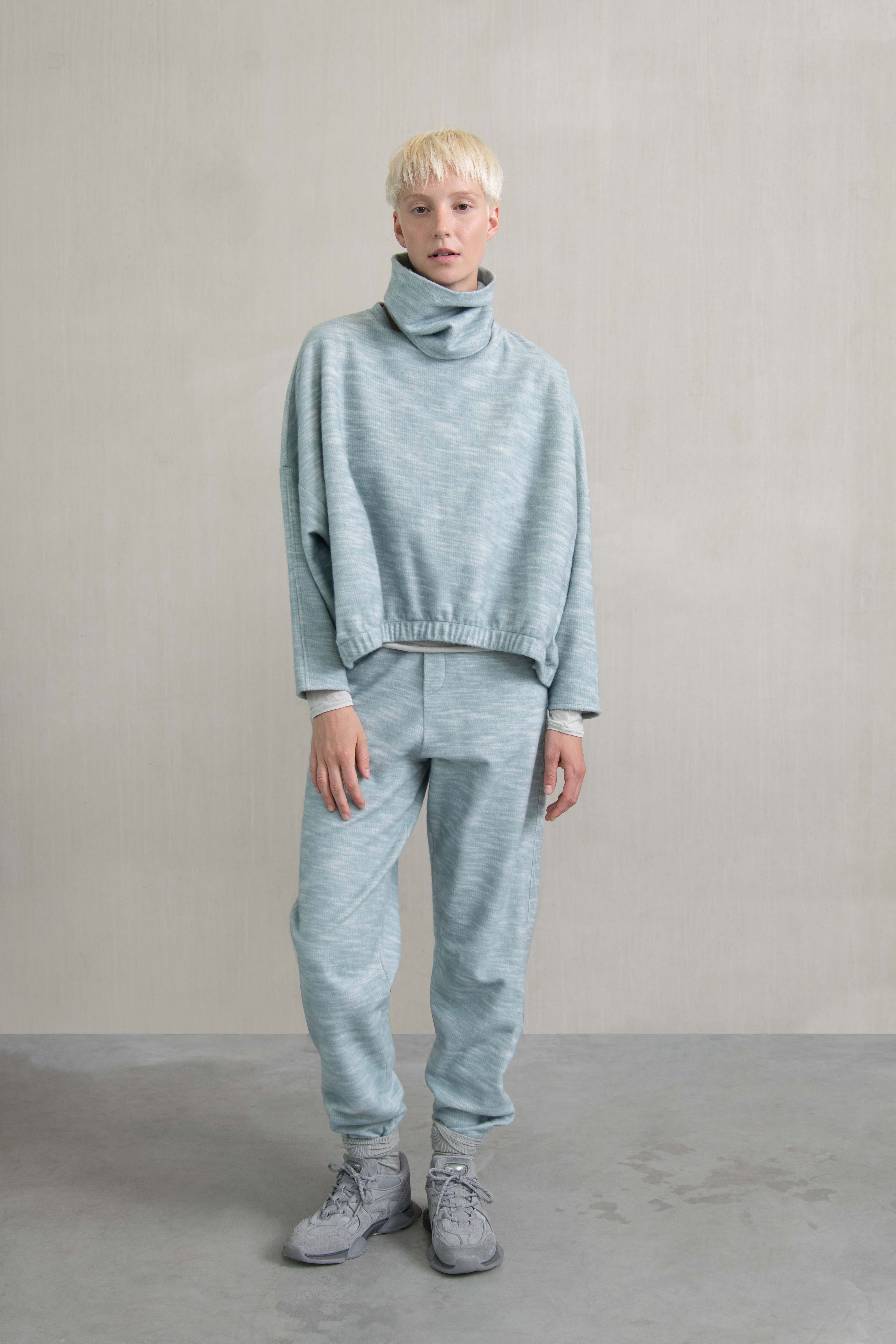 CLAMOUR TOP AQUA