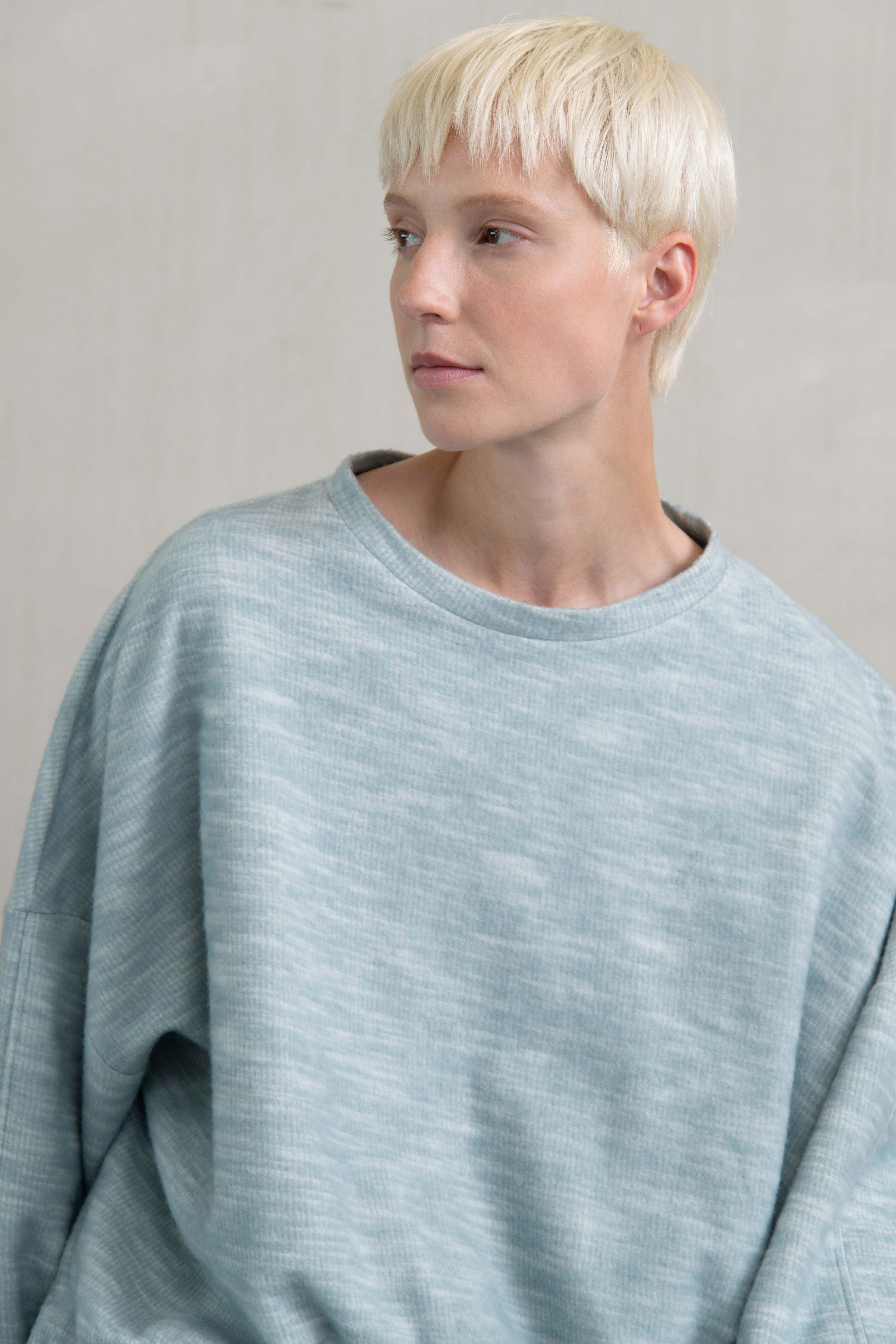 CLAMOUR TOP AQUA