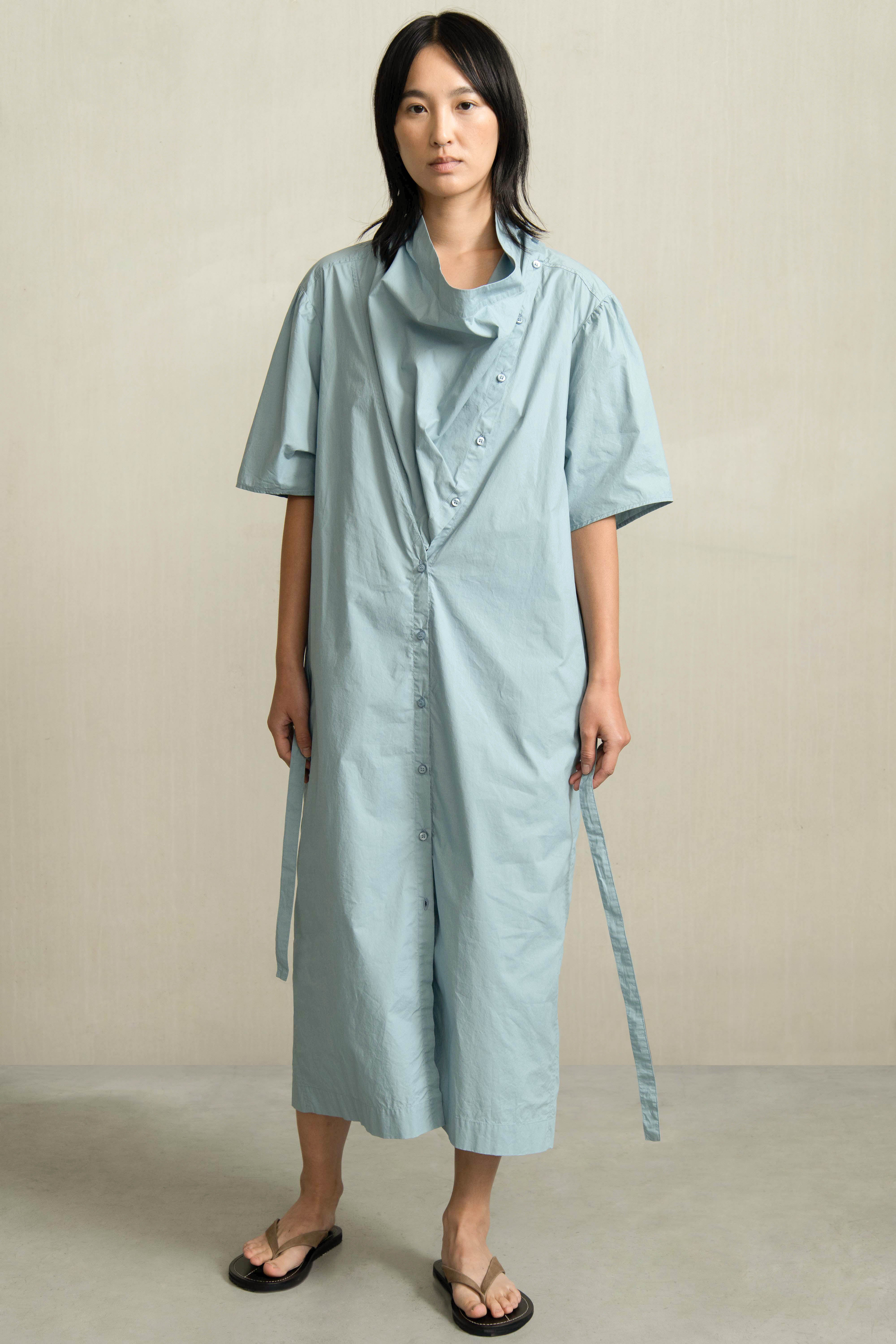 CLOE DRESS PETROL - HUMANOID