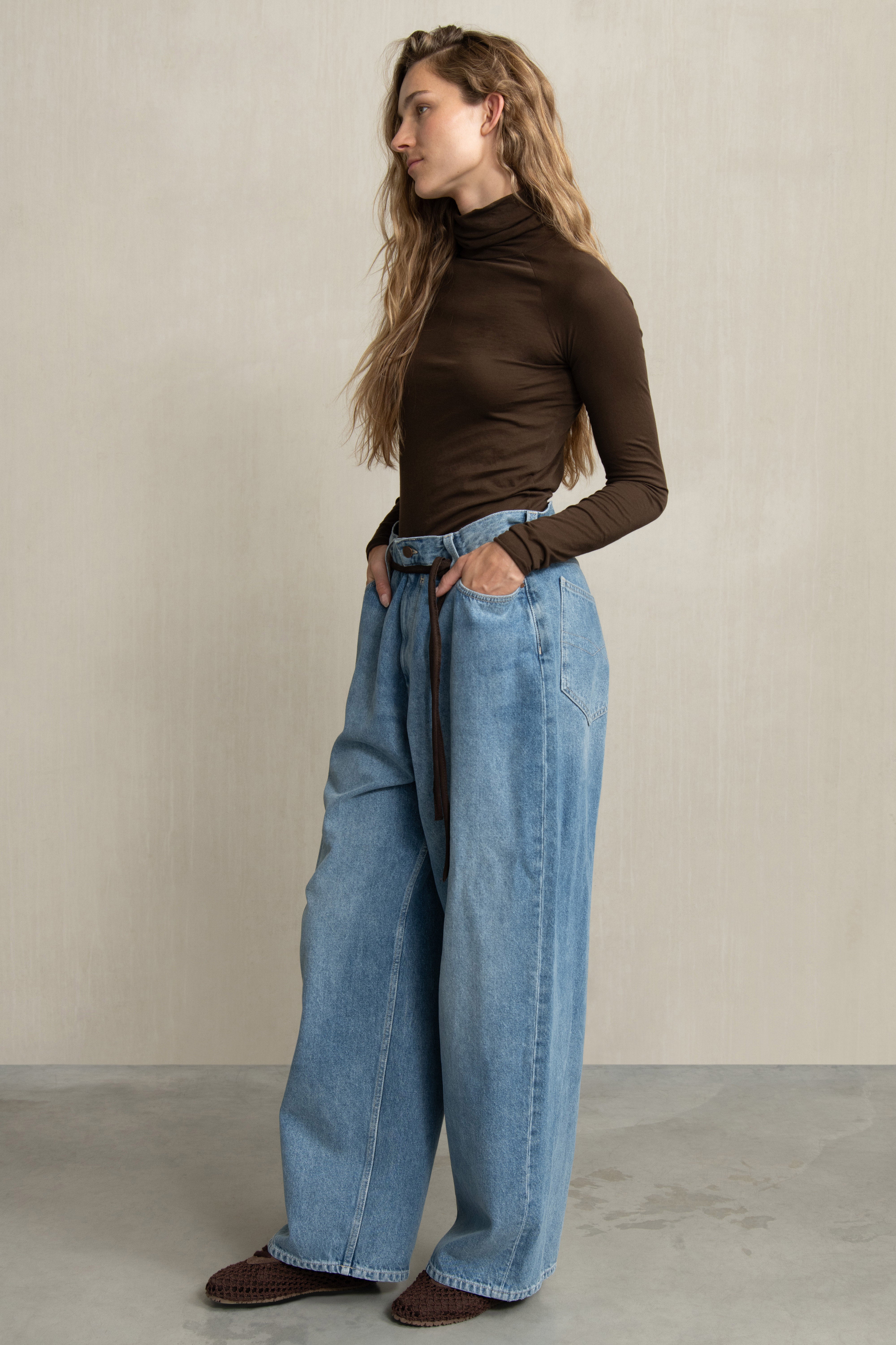 DAAN HOSE STONEWASHED DENIM