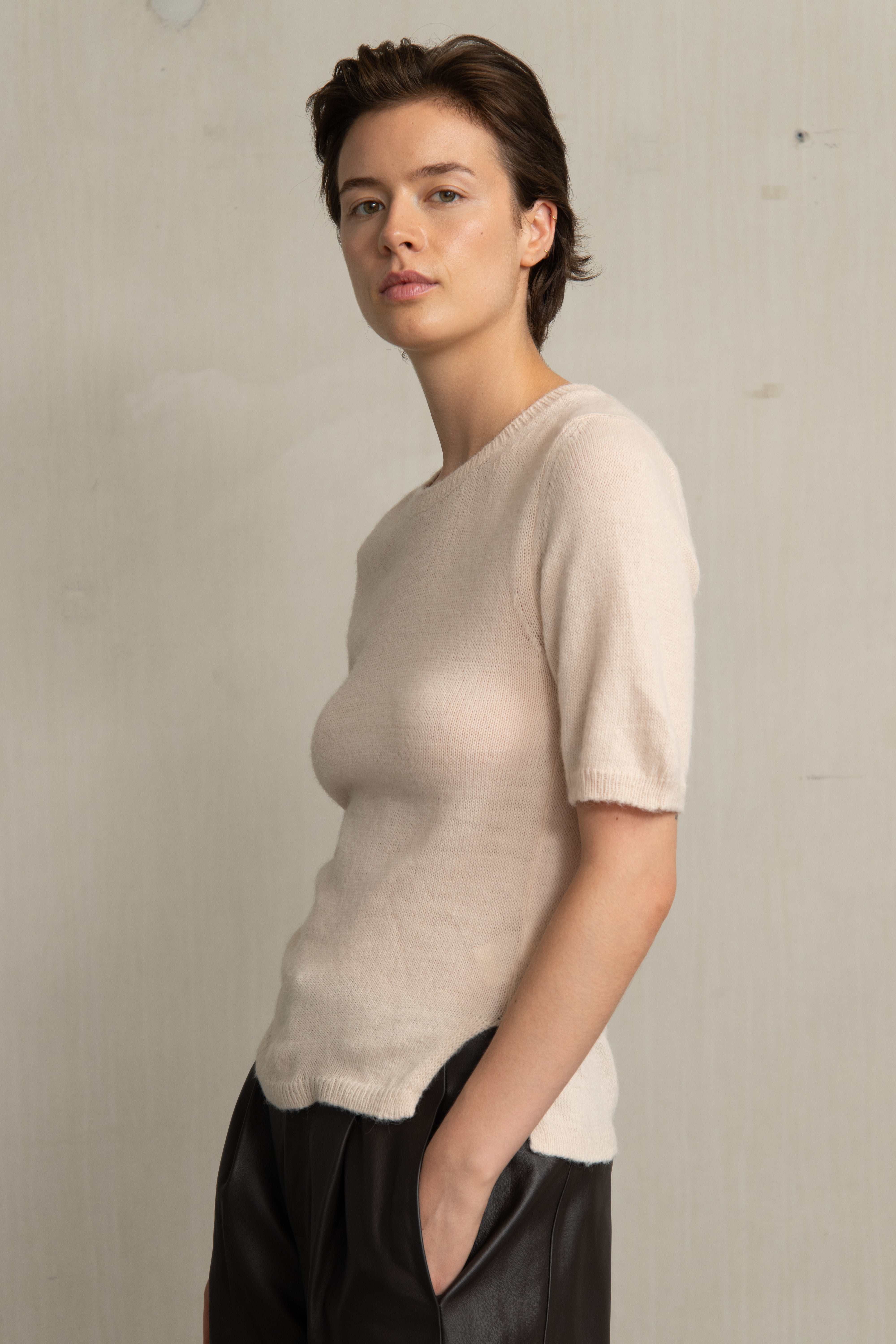 DAPNE KNIT BLUSH - HUMANOID