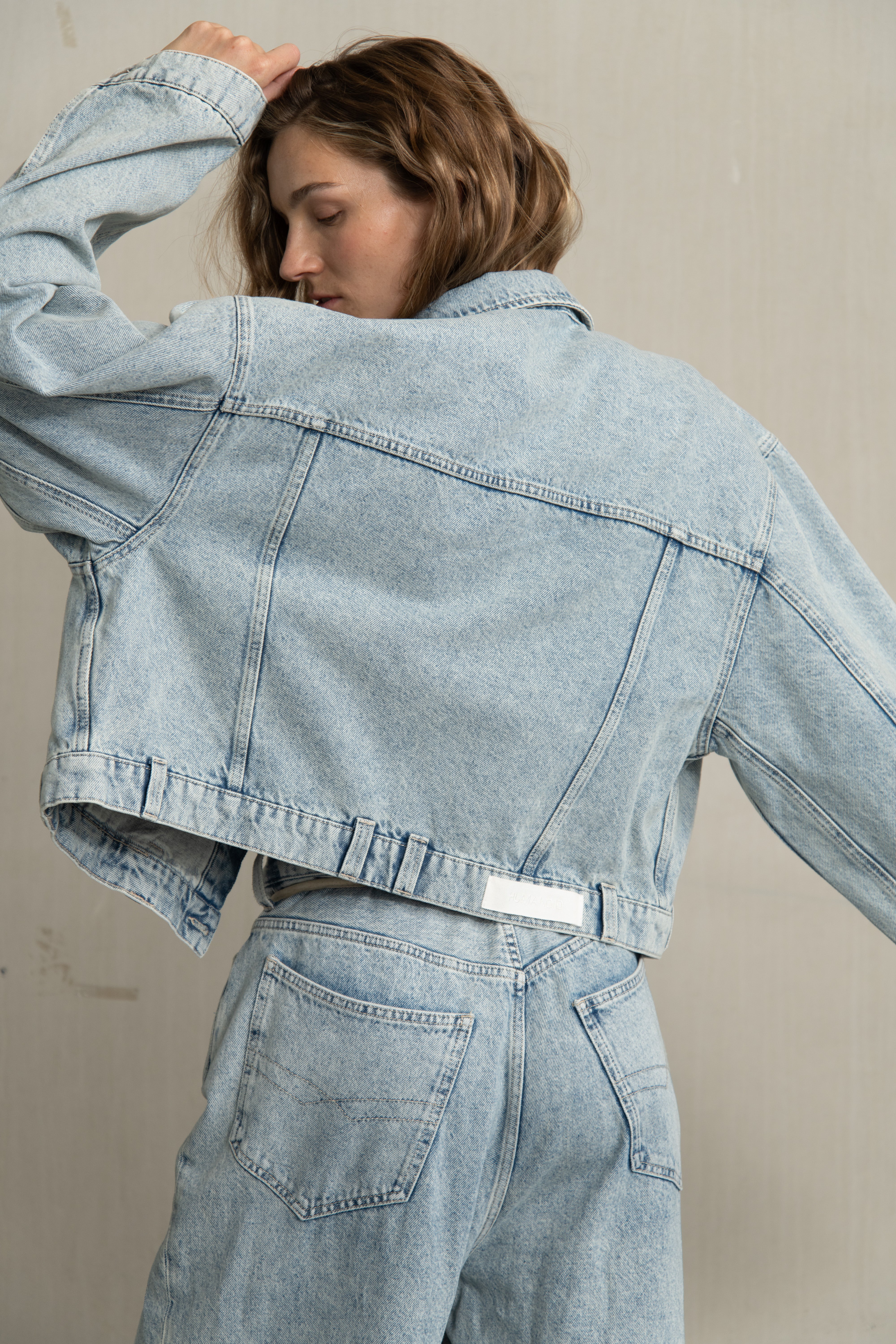 DARA JACKET BLEACHED DENIM