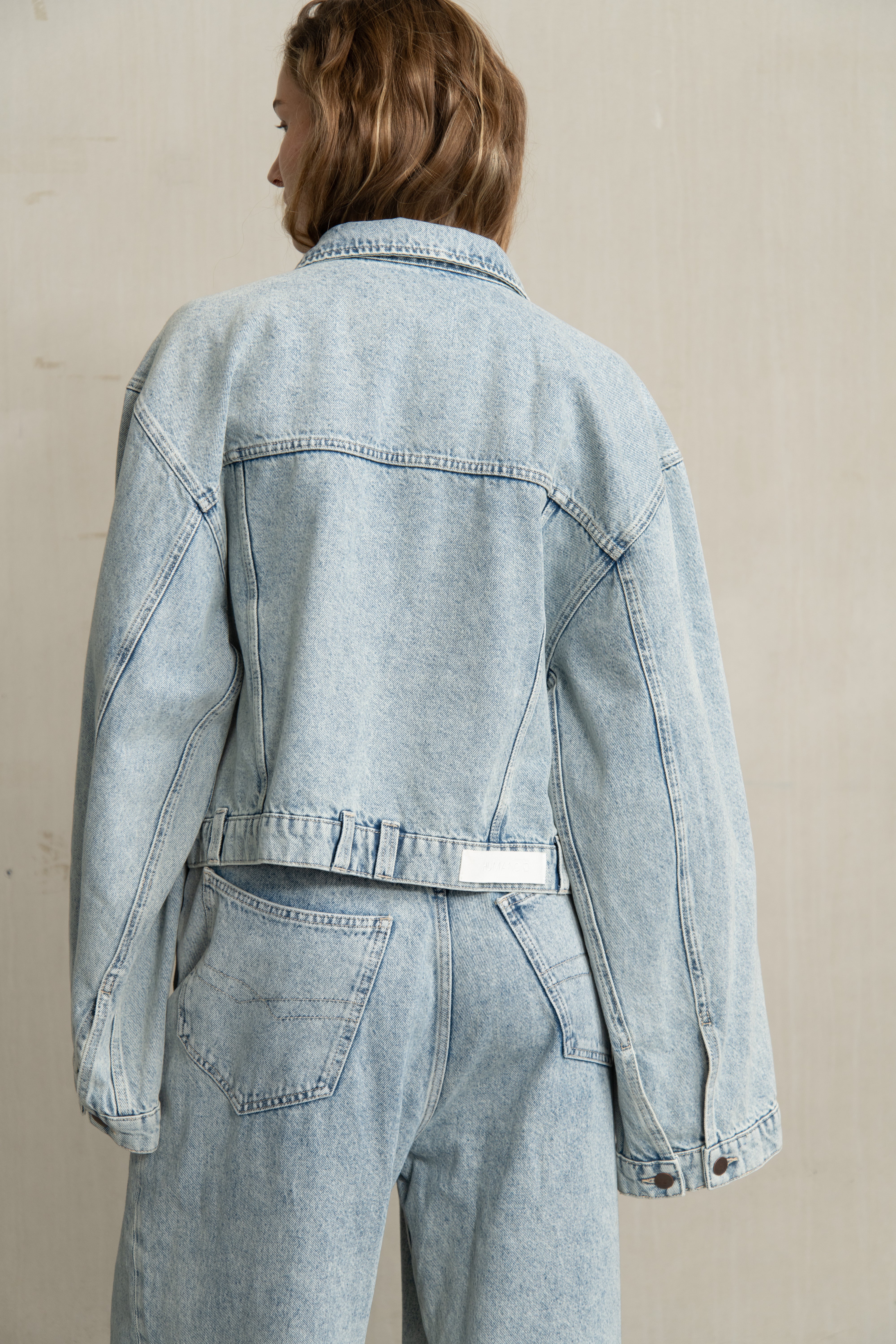 DARA JACKET BLEACHED DENIM