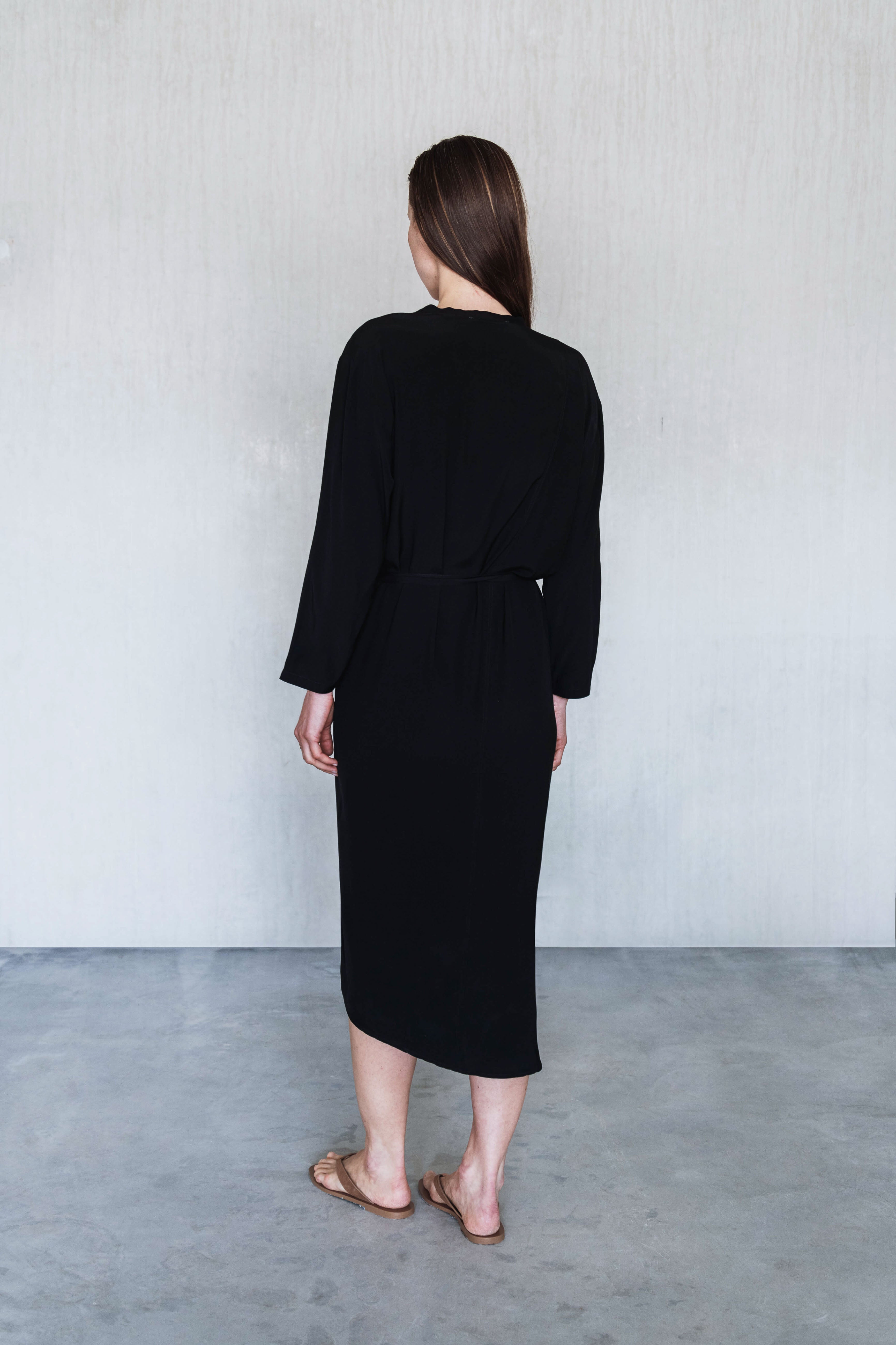 DELILAH DRESS BLACKISH