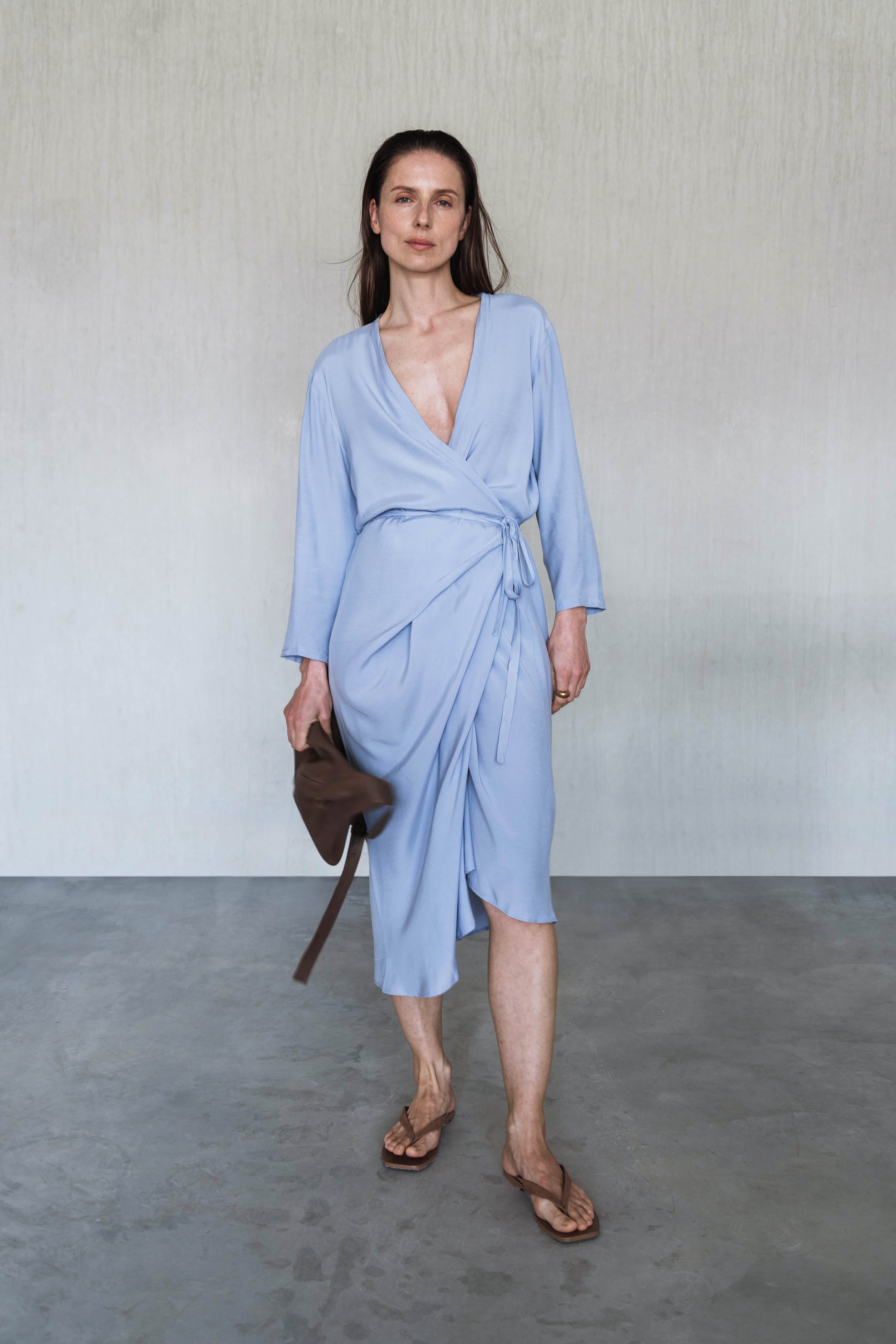 DELILAH DRESS SKY BLUE