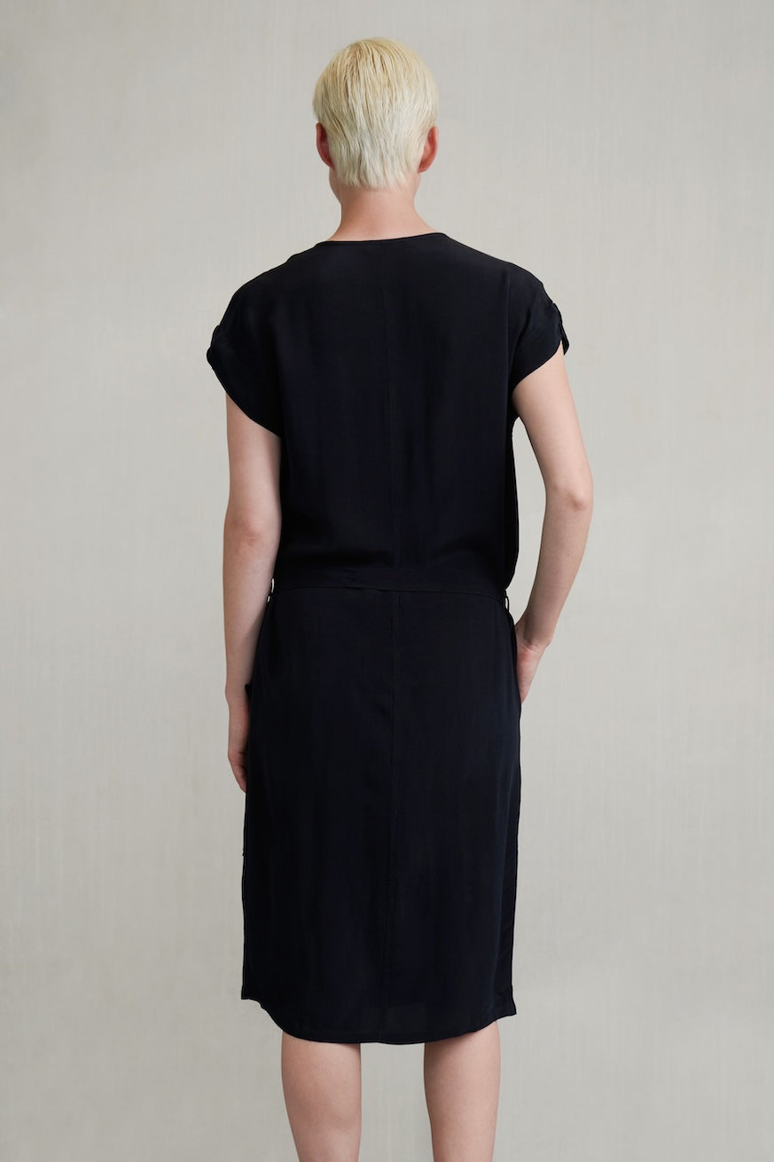 DELLA DRESS BLACKISH - HUMANOID