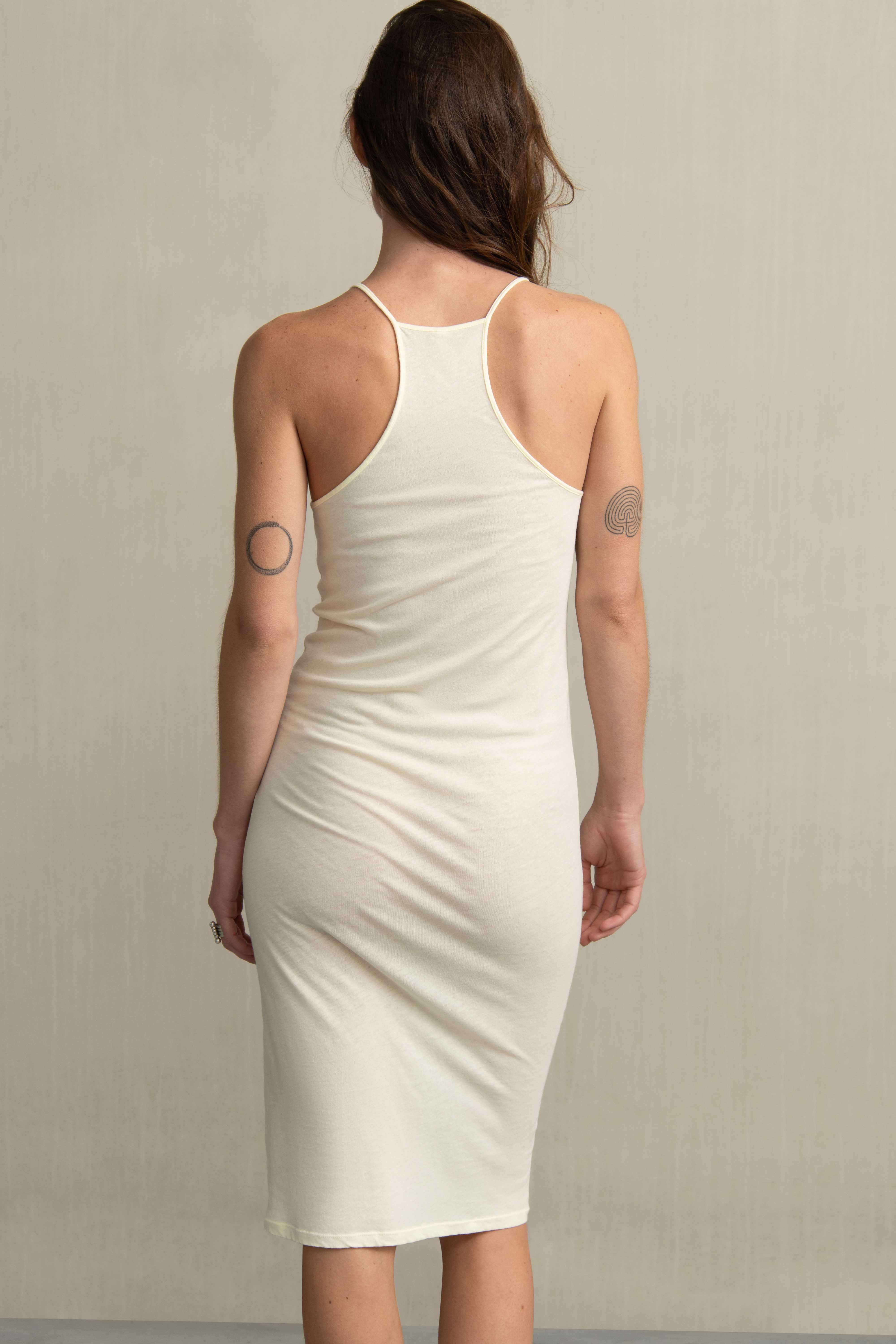 HADEWYCH KLEID LIGHT YELLOW