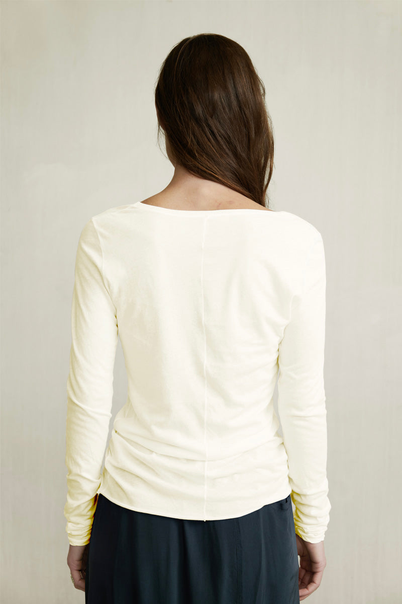 HANYA TEE LIGHT YELLOW - HUMANOID