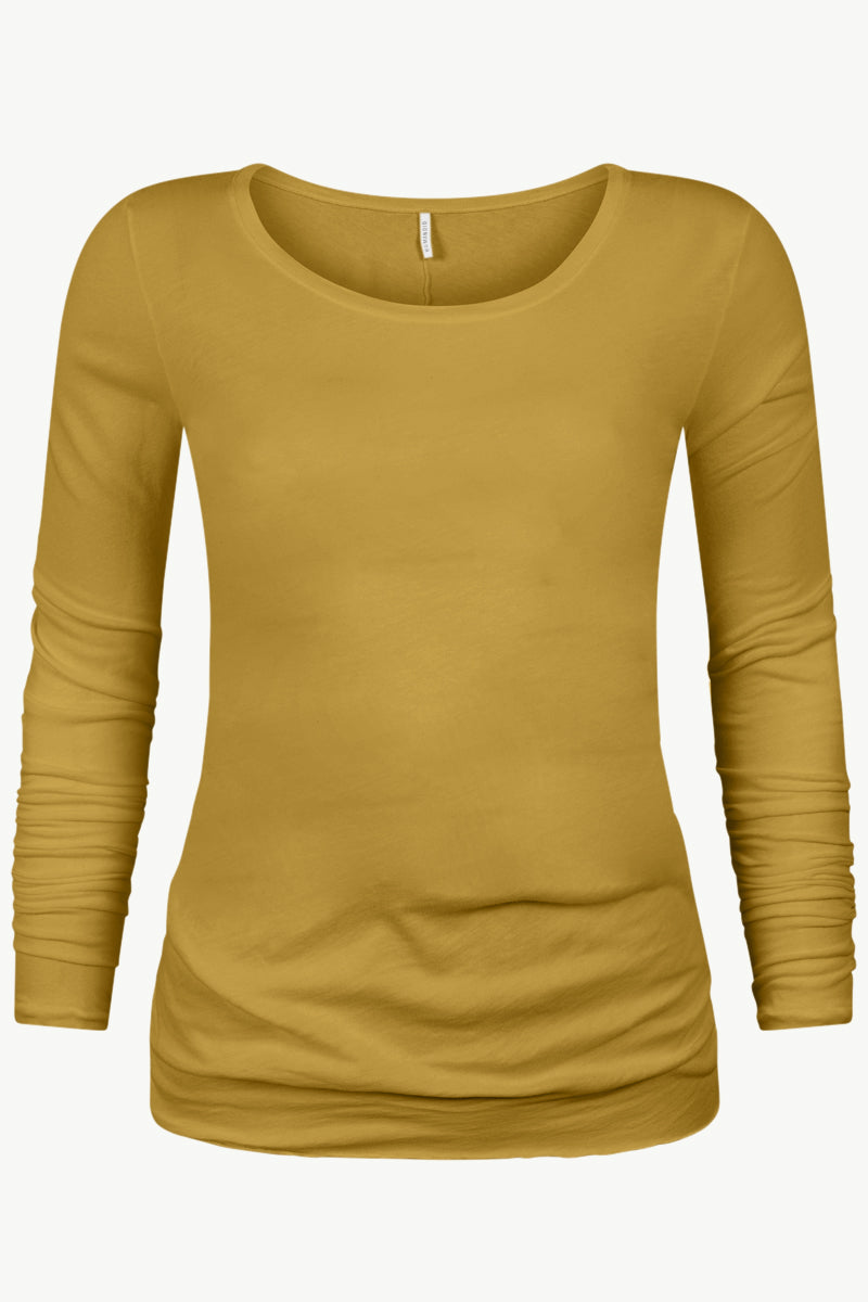 HANYA TEE MUSTARD