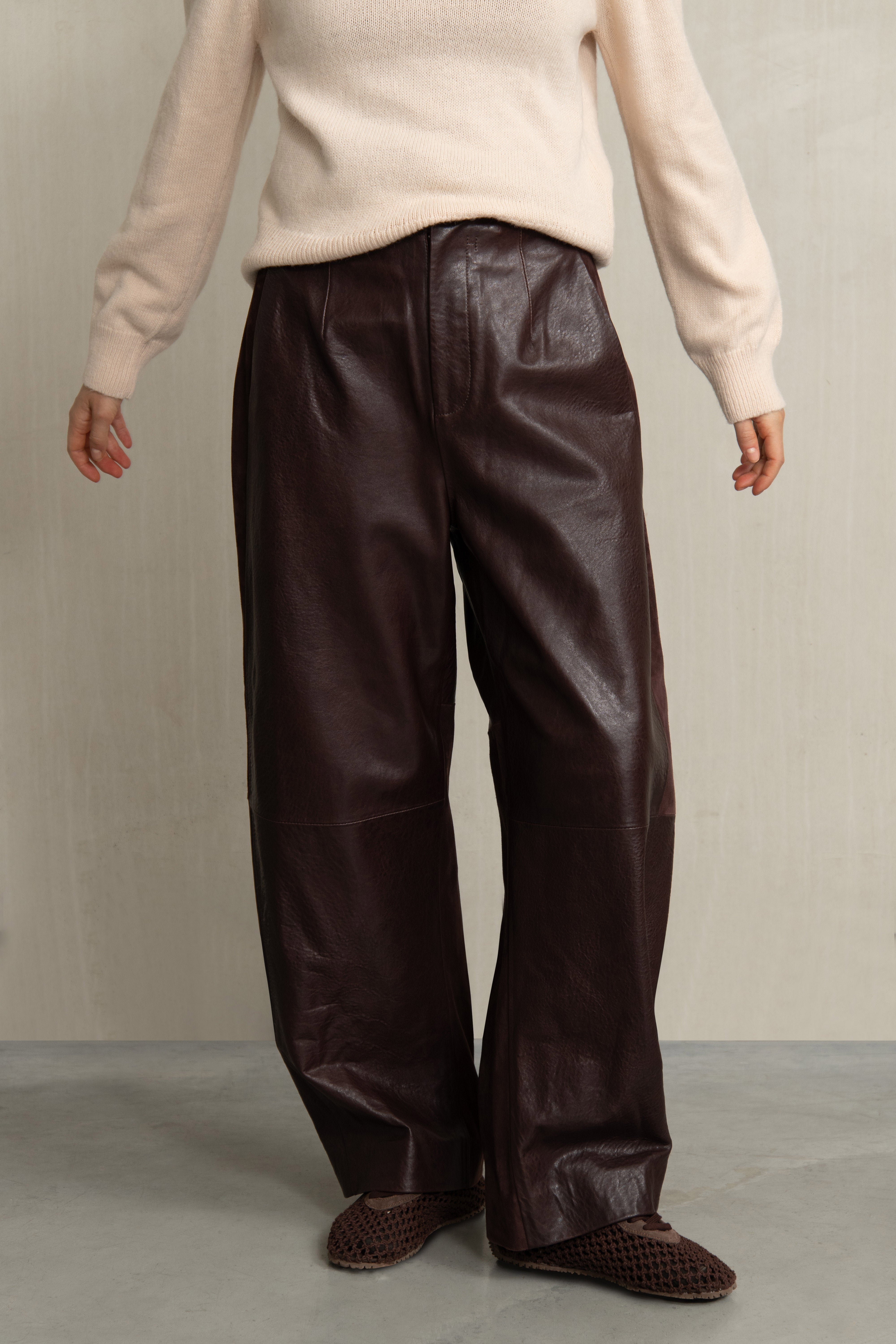LEXA HOSE BURGUNDY