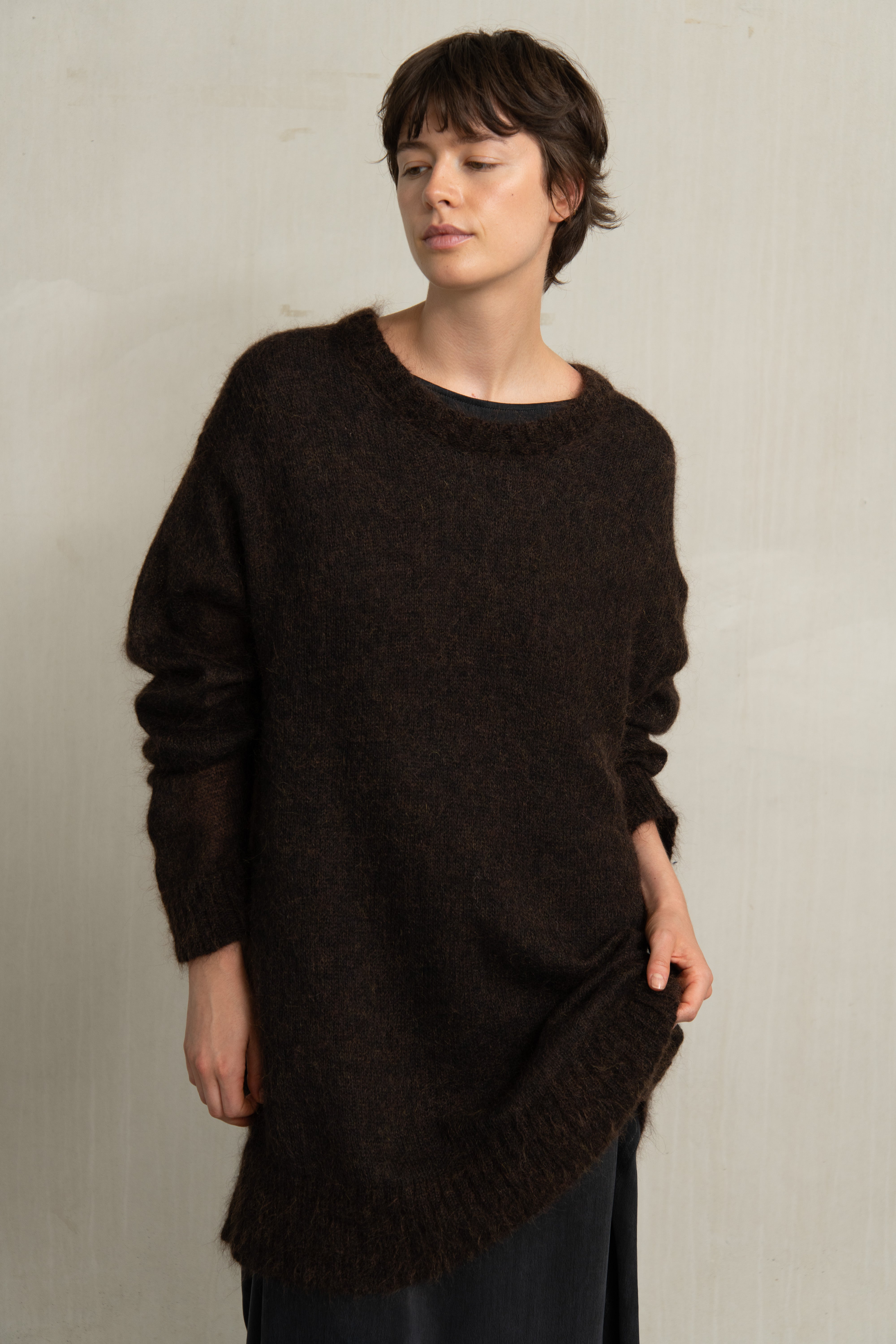 MIEK KNIT BROWN MIX