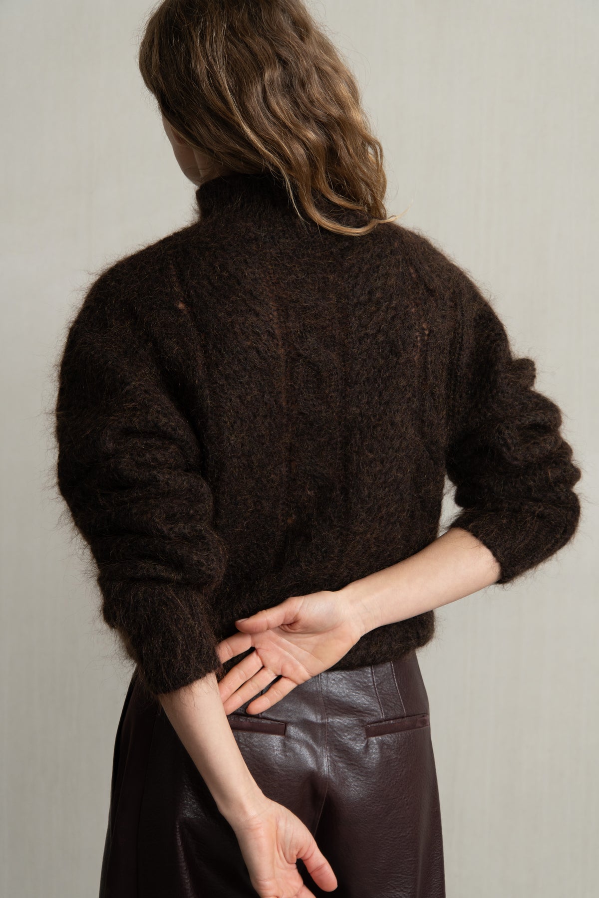 MINKA KNIT BROWN MIX