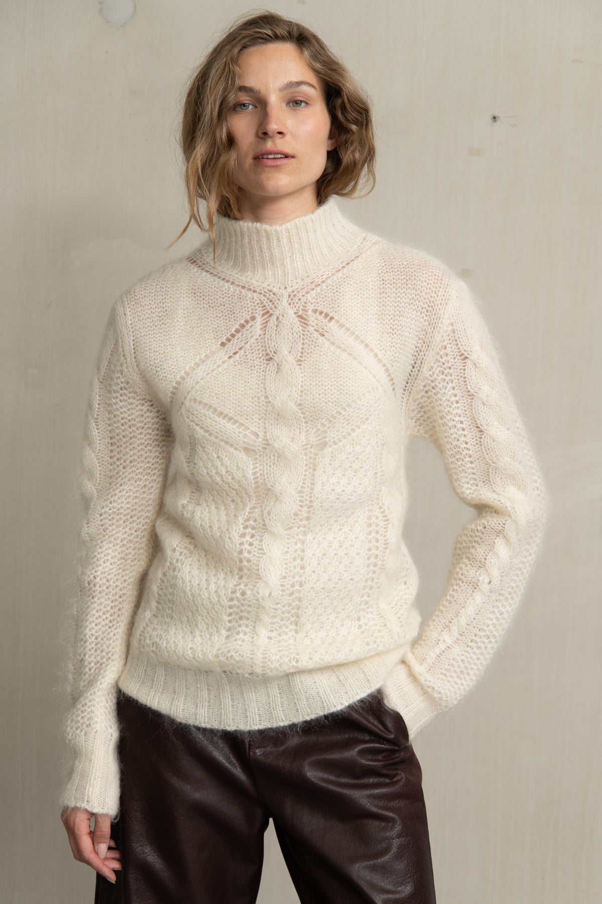 MINKA KNIT OFF WHITE