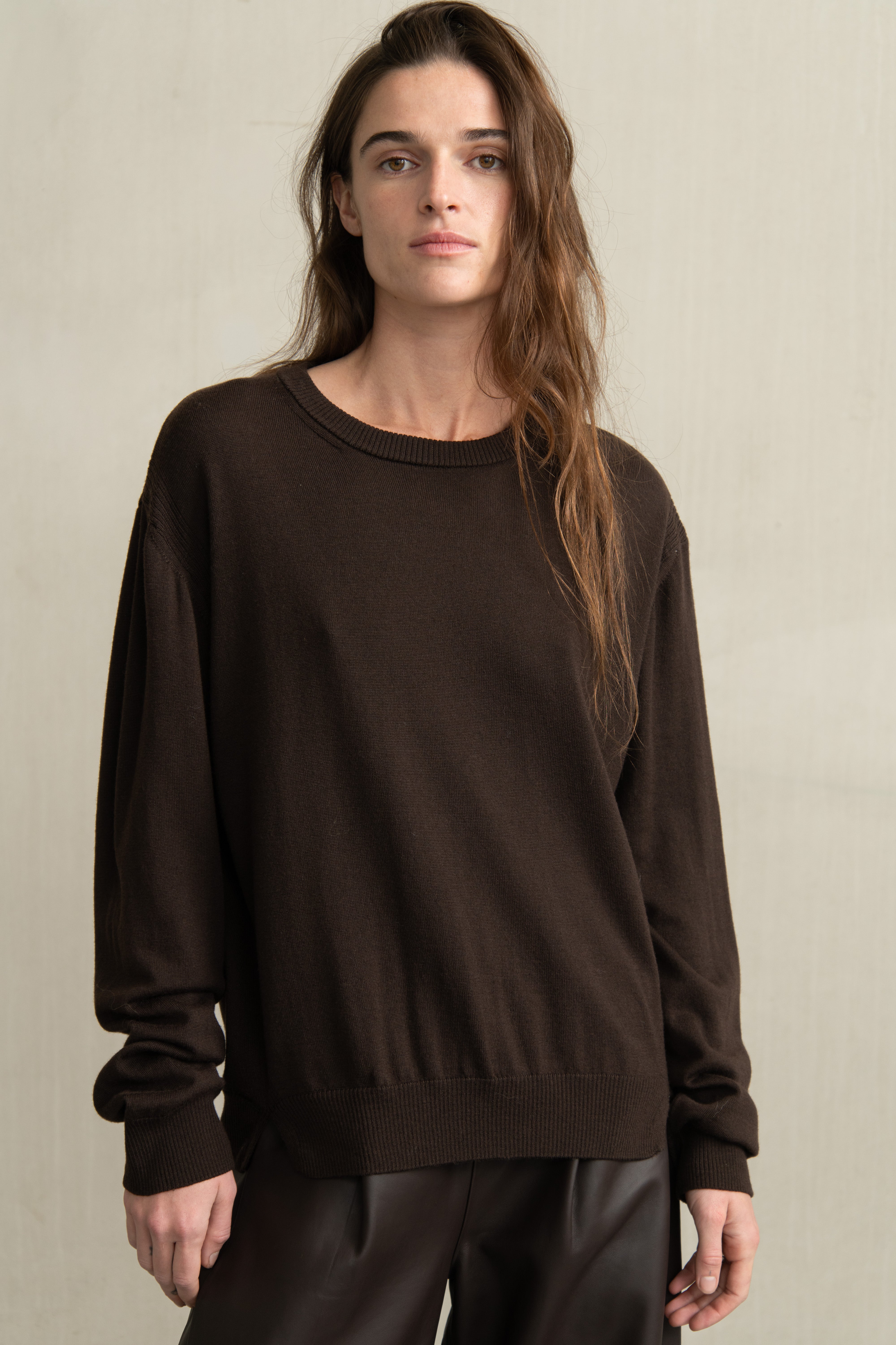 MIRRA KNIT DARK BROWN