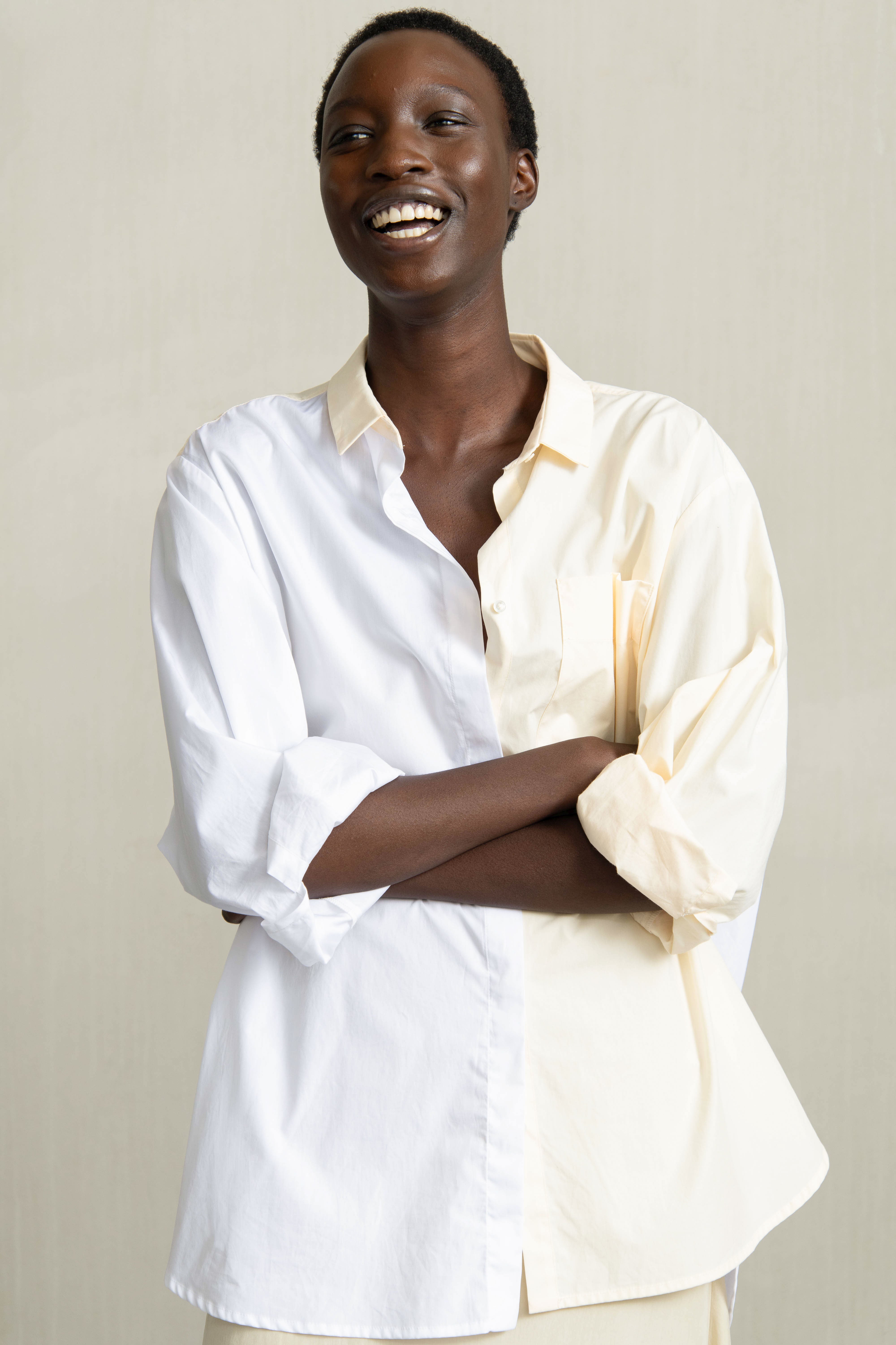 PAOLA SHIRT LIGHT YELLOW - HUMANOID