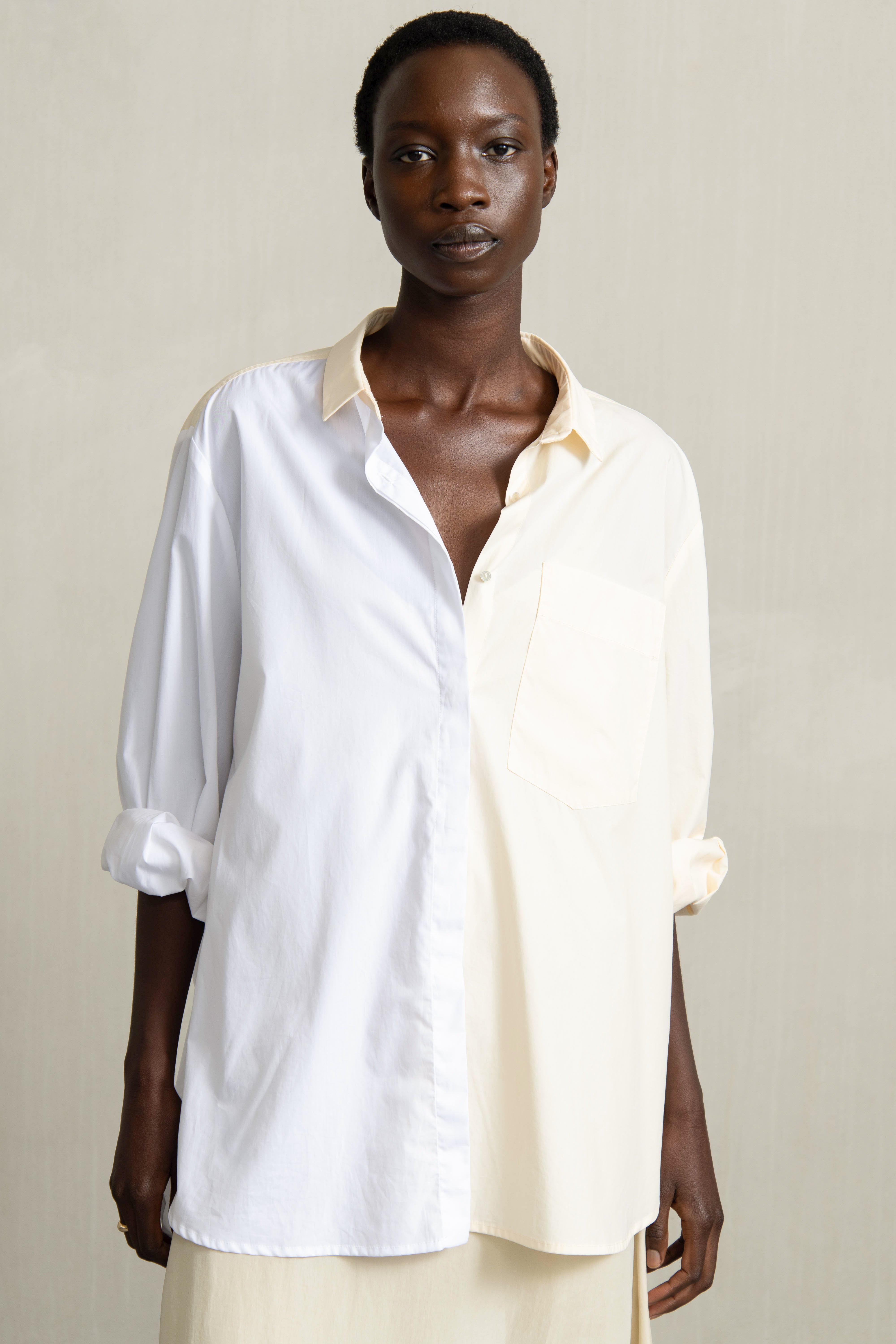 PAOLA SHIRT LIGHT YELLOW - HUMANOID