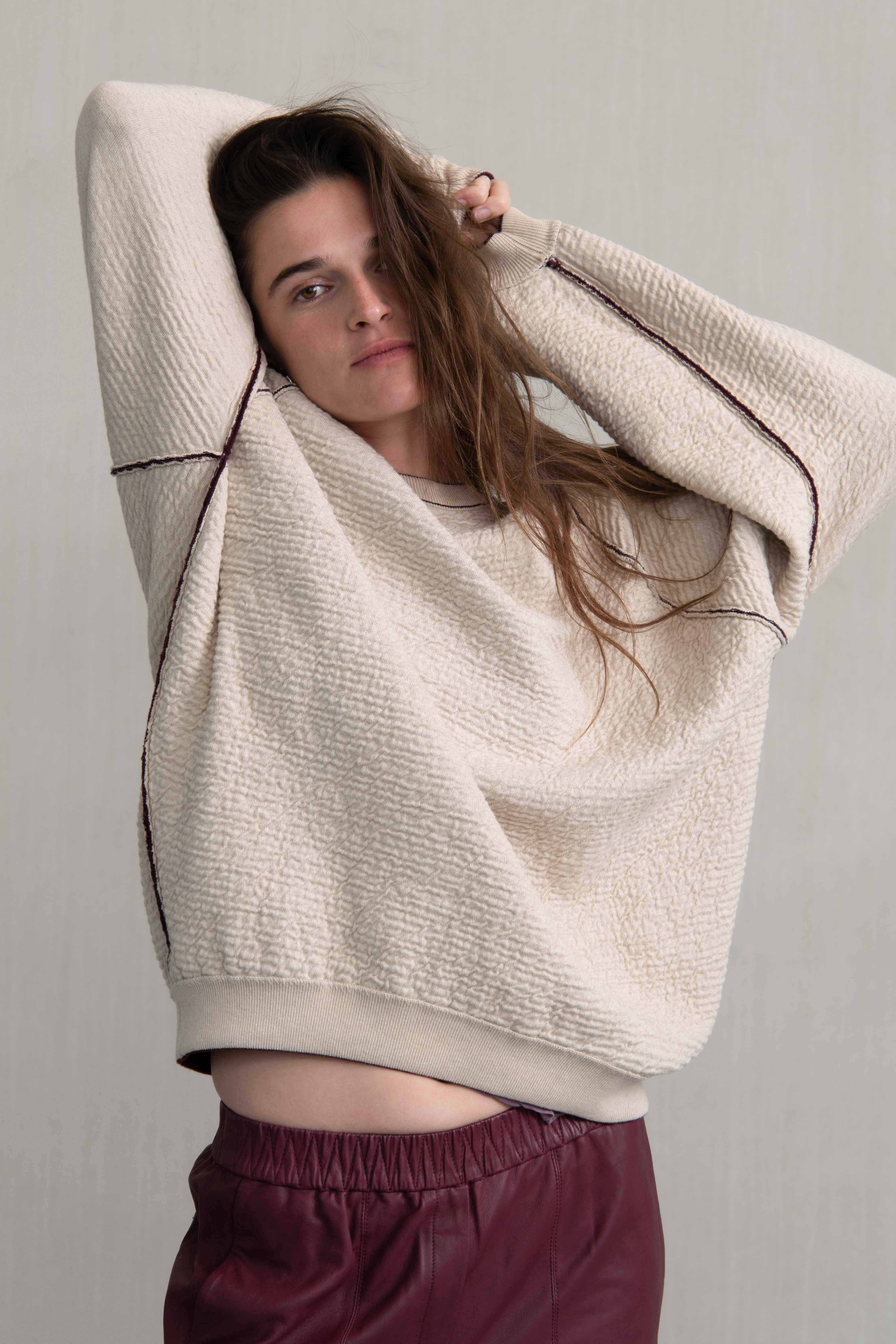 SEATER KNIT TOPAZ