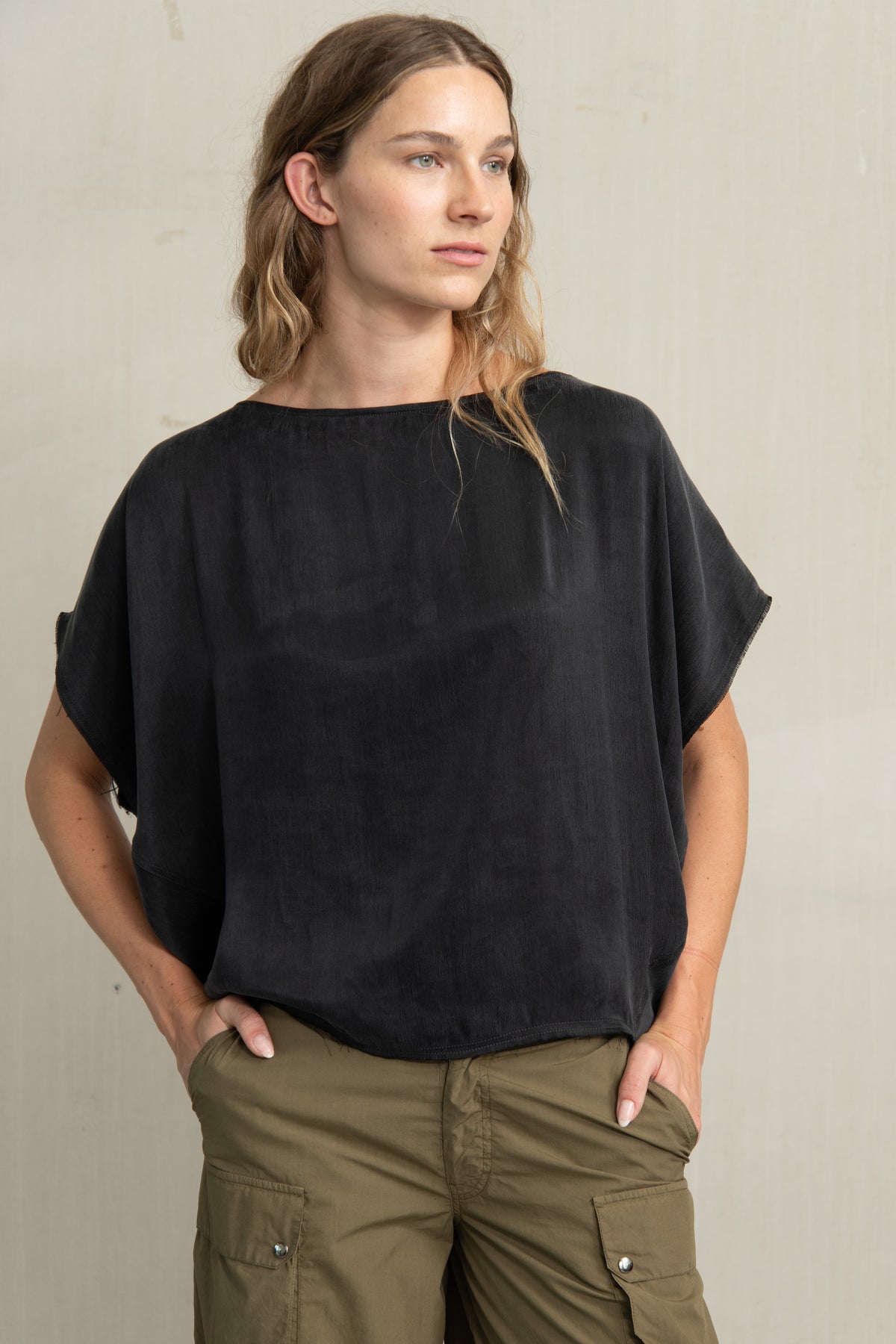 THIRZA TOP BLACKISH