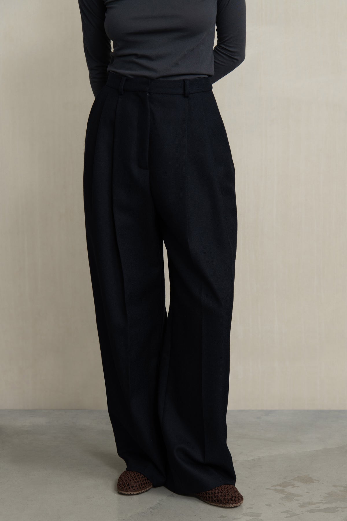 WIMI TROUSERS NAVY