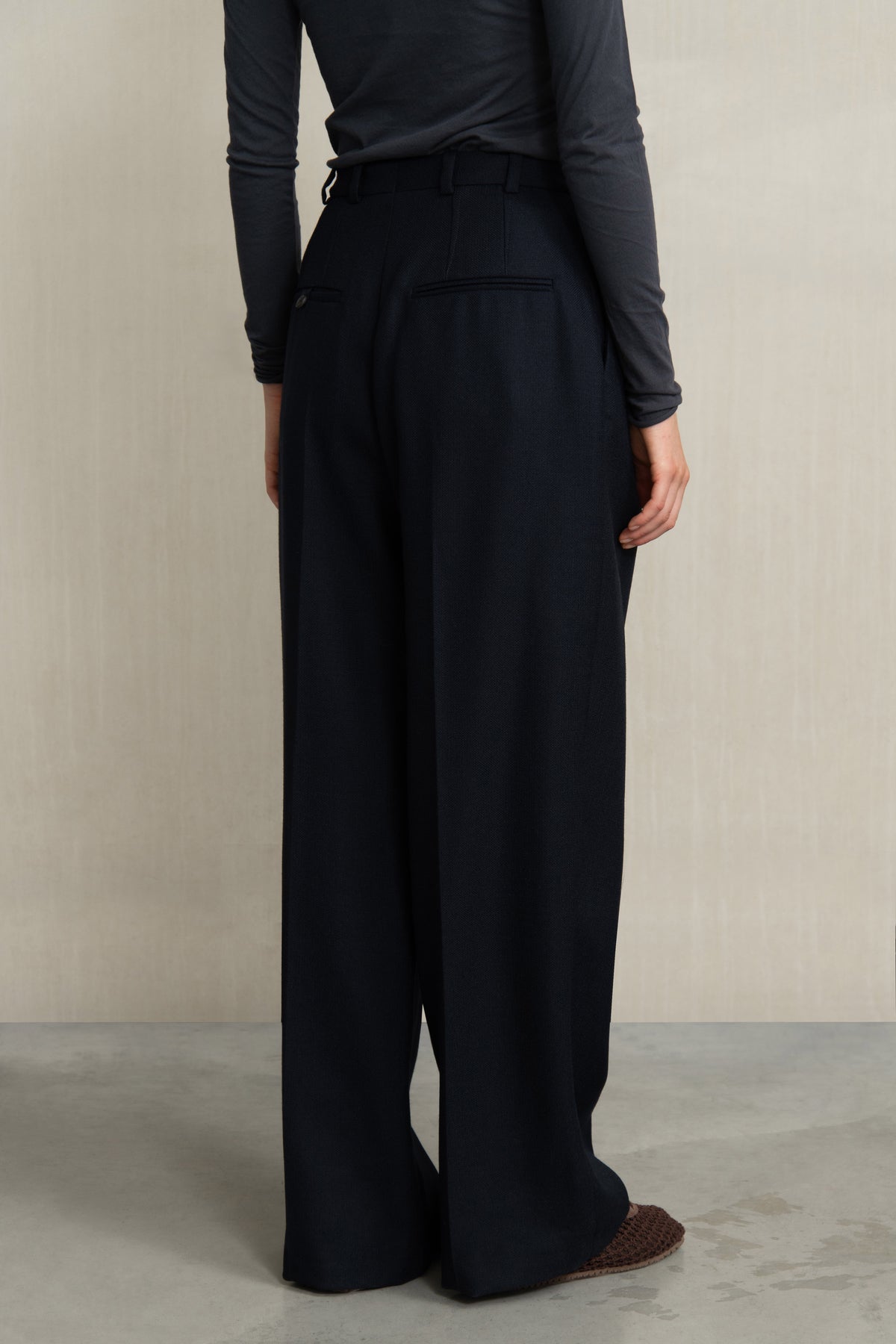 WIMI TROUSERS NAVY