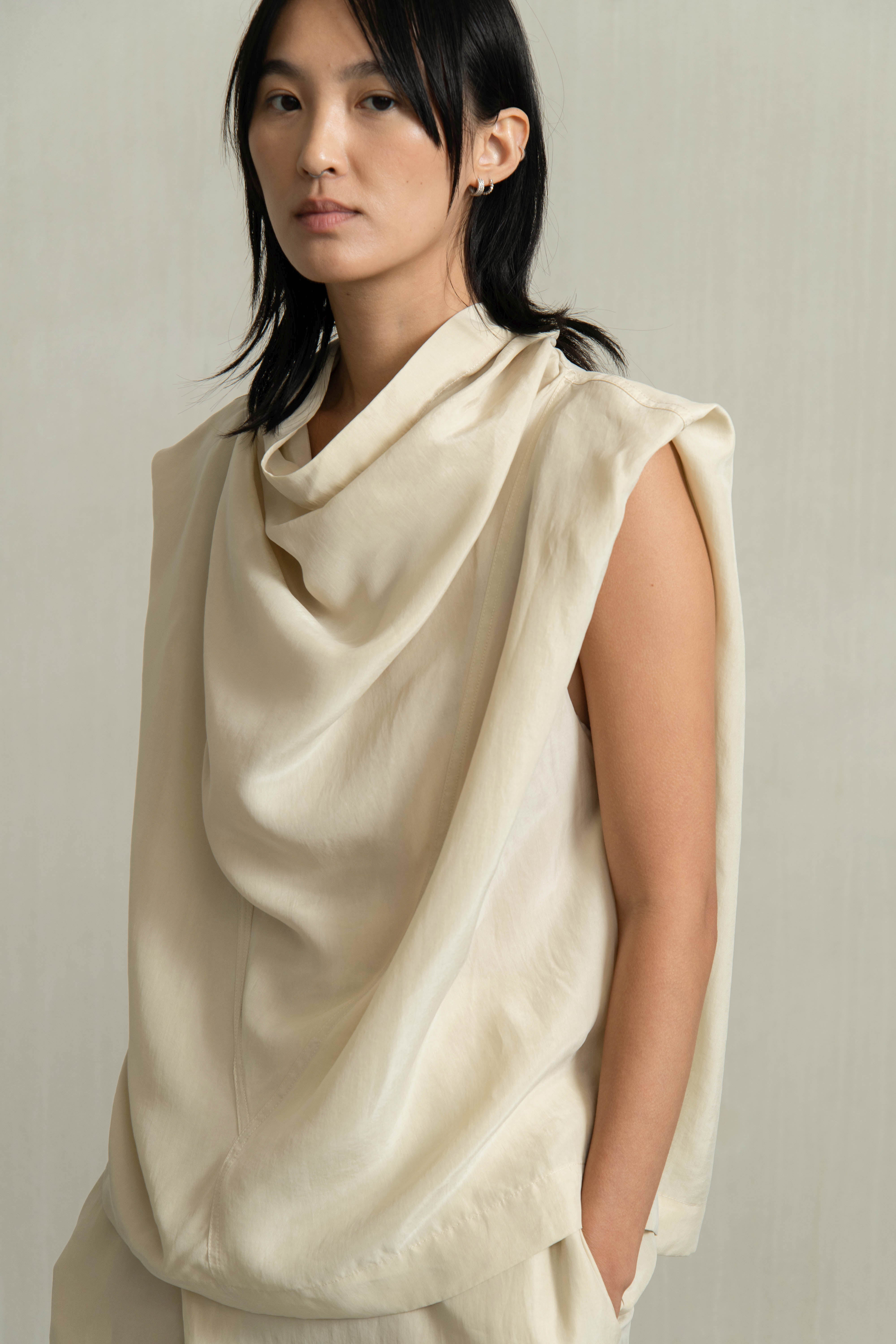 WINOLA TOP BEIGE - HUMANOID