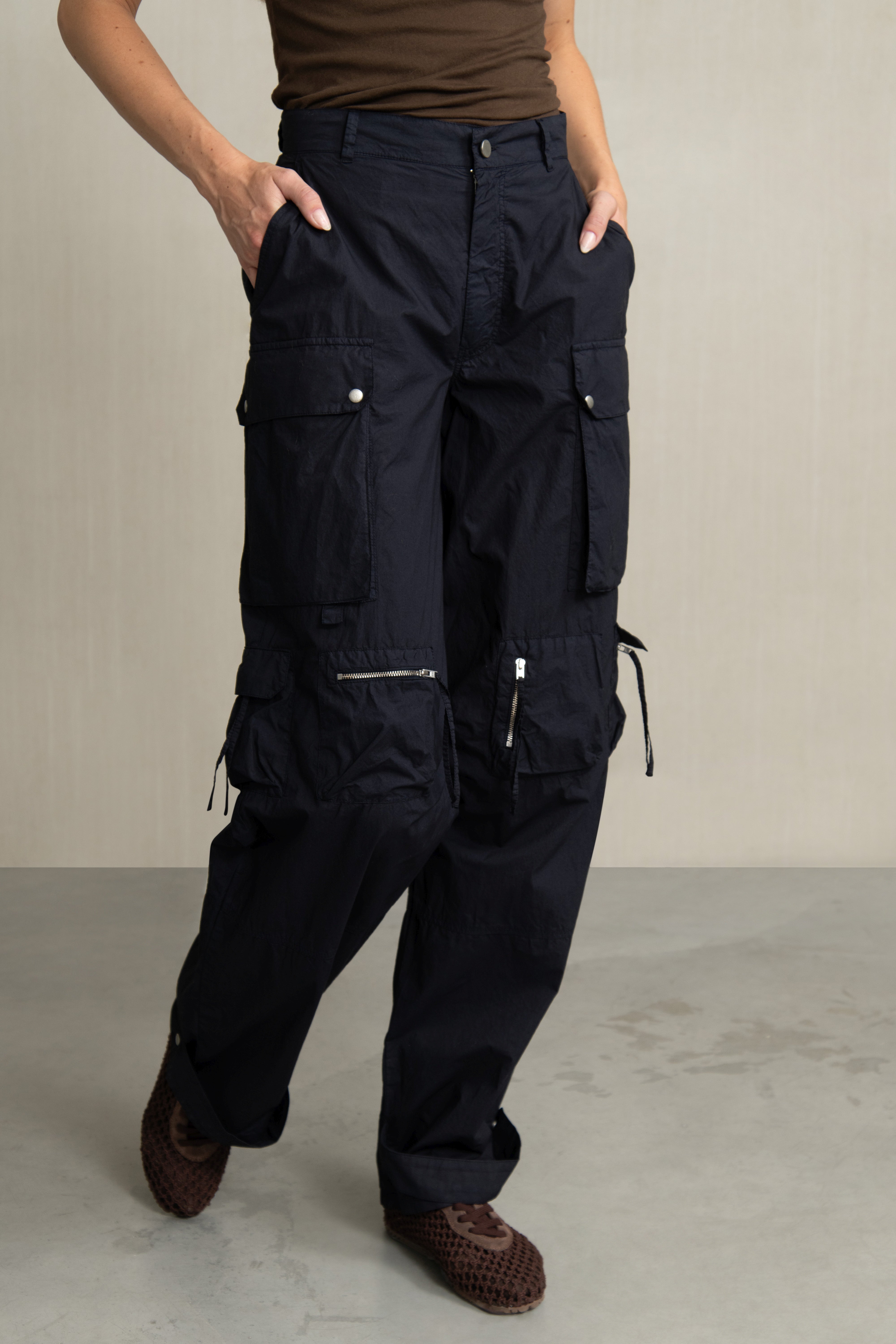 WOE TROUSERS NAVY - HUMANOID