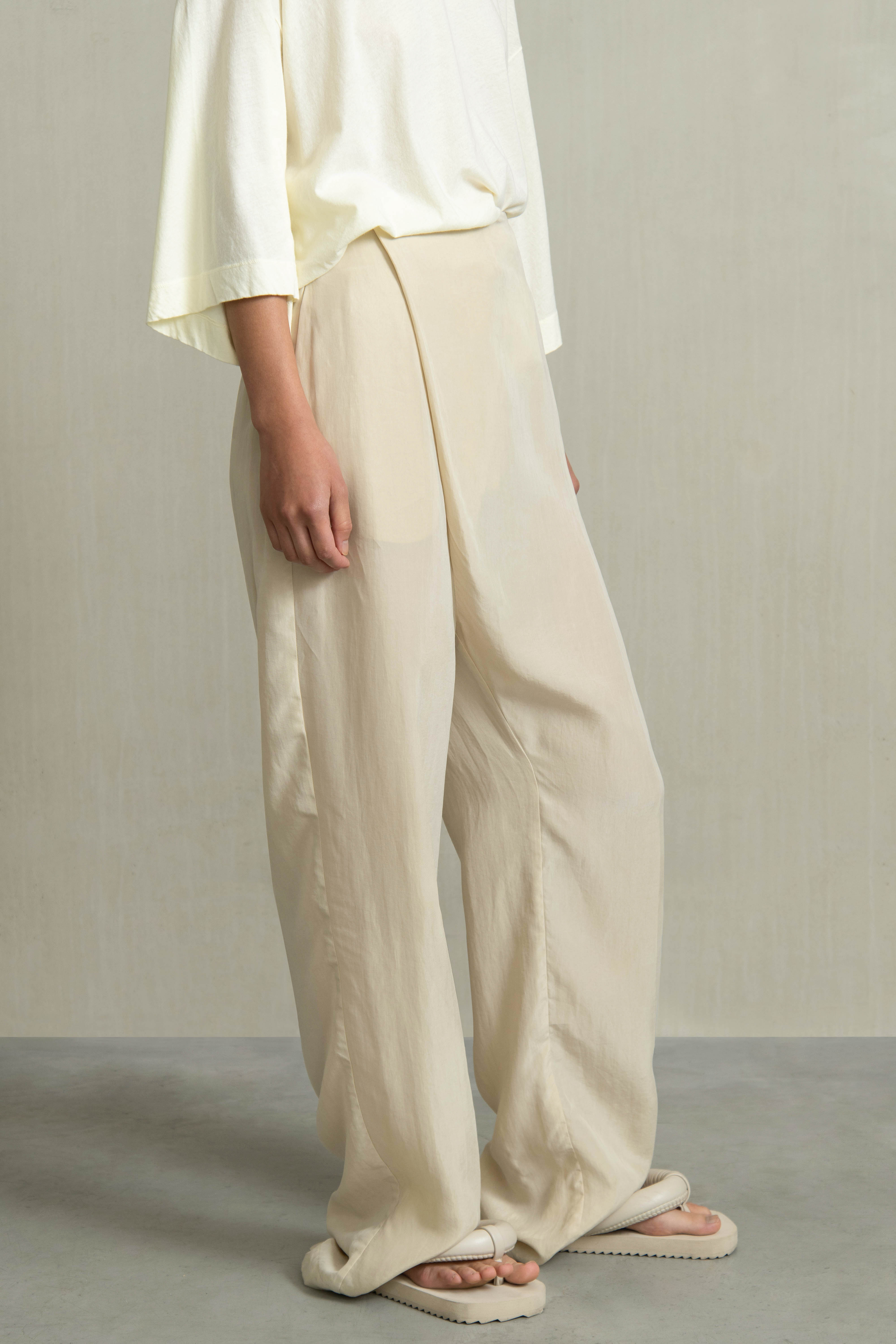 WOLA TROUSERS BEIGE - HUMANOID
