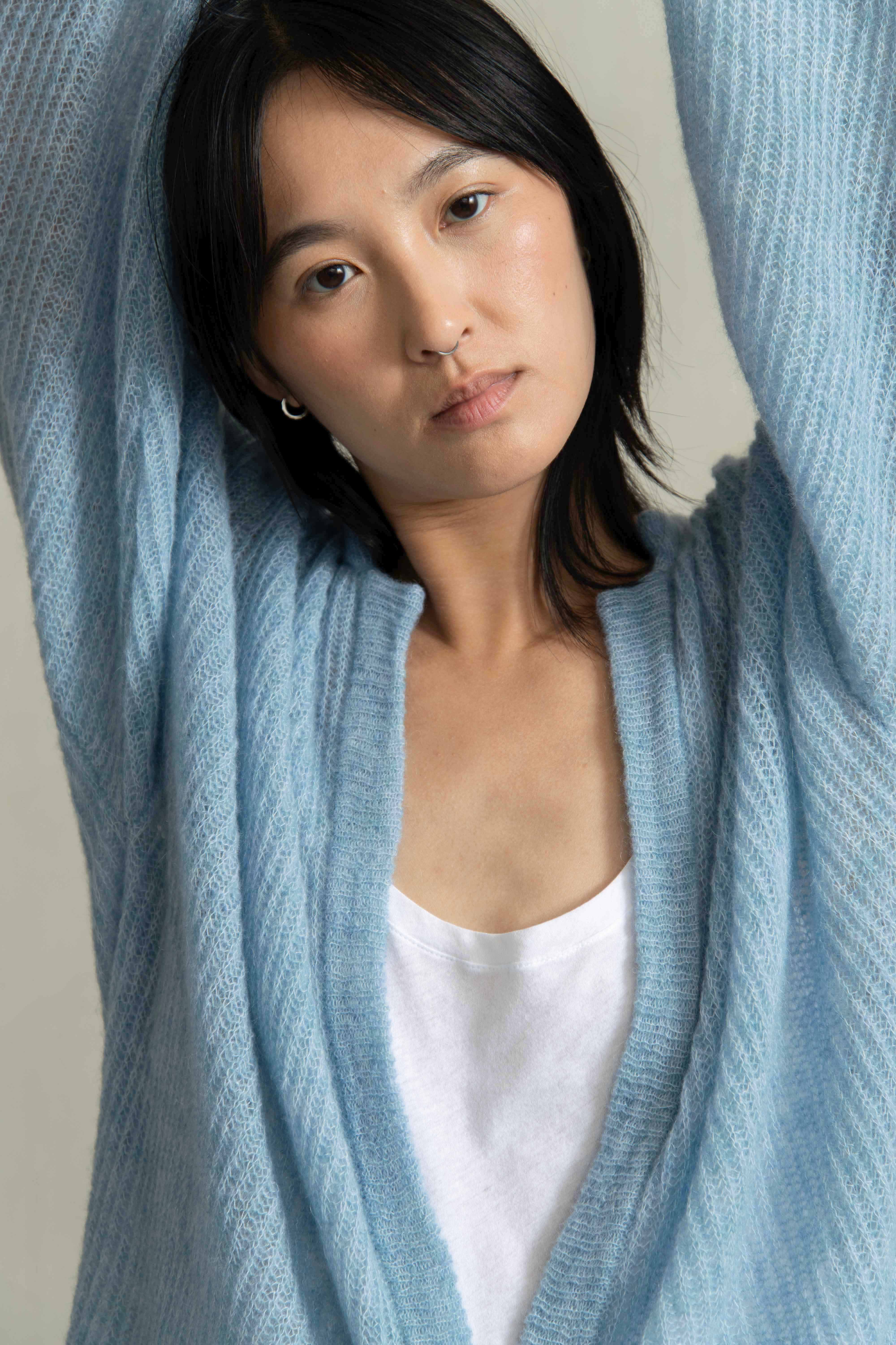 AMAEVE KNIT PETROL - HUMANOID
