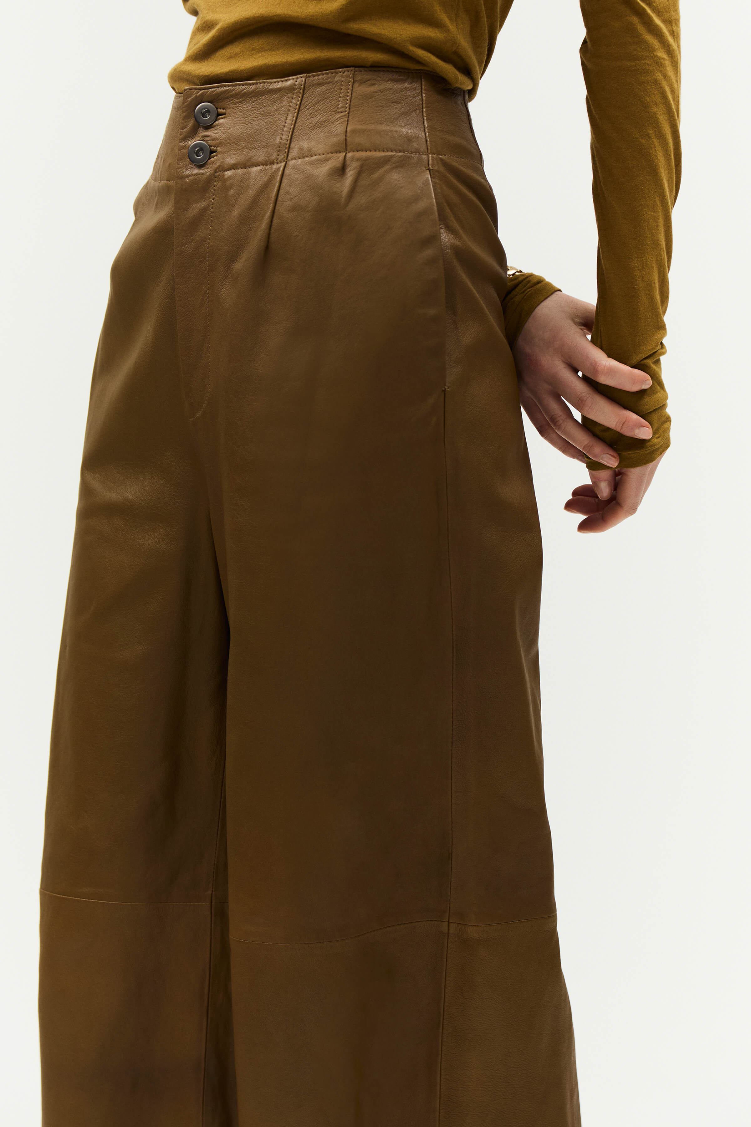 SUNNIE TROUSERS OLIVE - HUMANOID