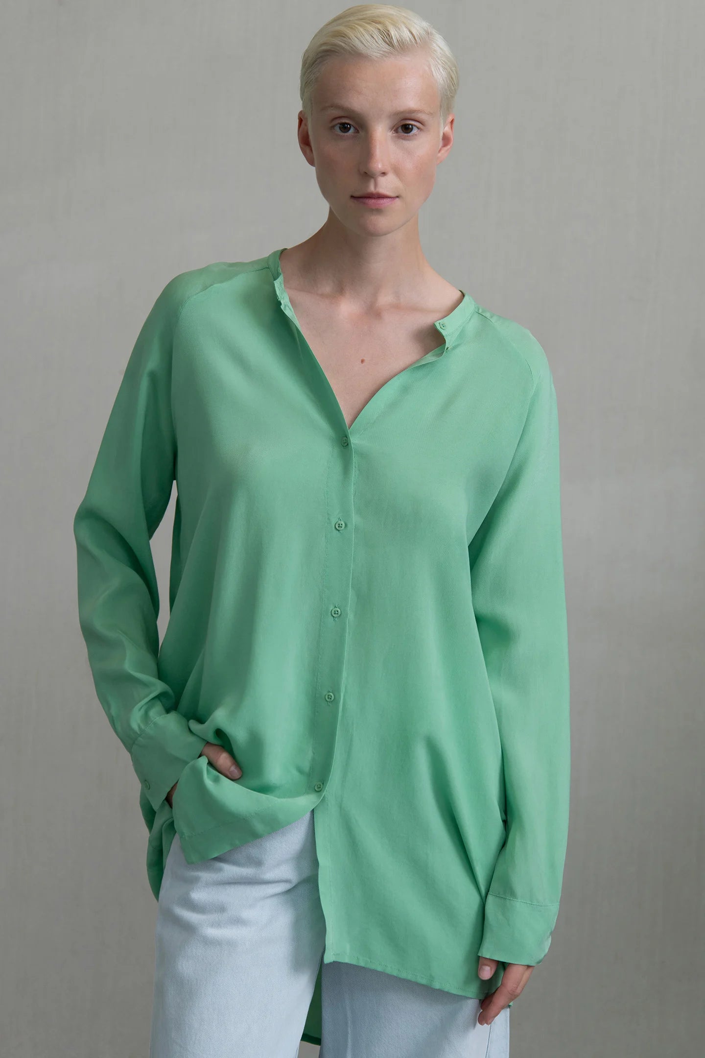 SOTTIR BLOUSE MINT