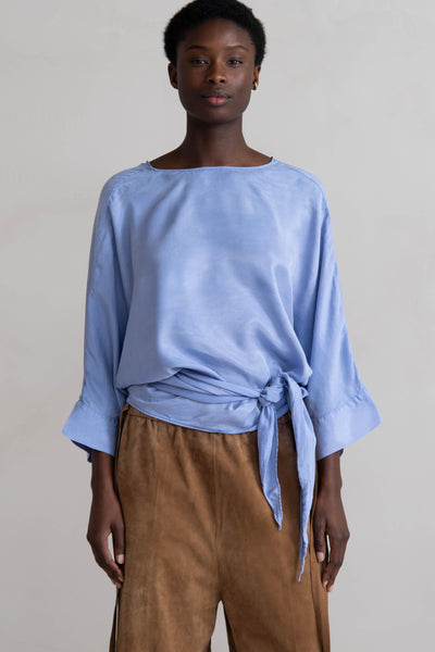 【ULLALA】Luana short sleeve two piece sky blue Shop ULLALA PAJAMAS online | Promotions and new arrivals
