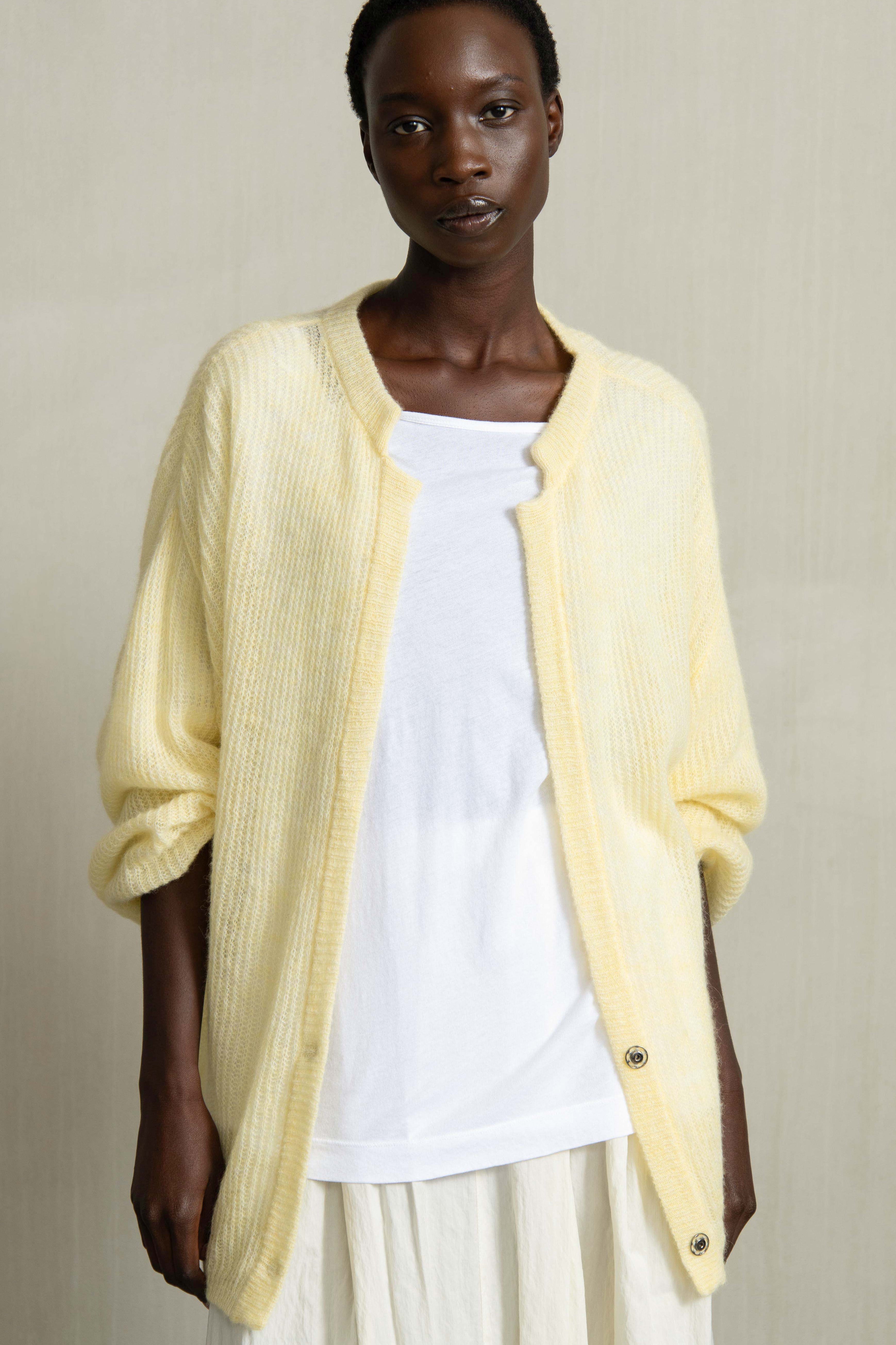 AMAEVE KNIT LIGHT YELLOW - HUMANOID