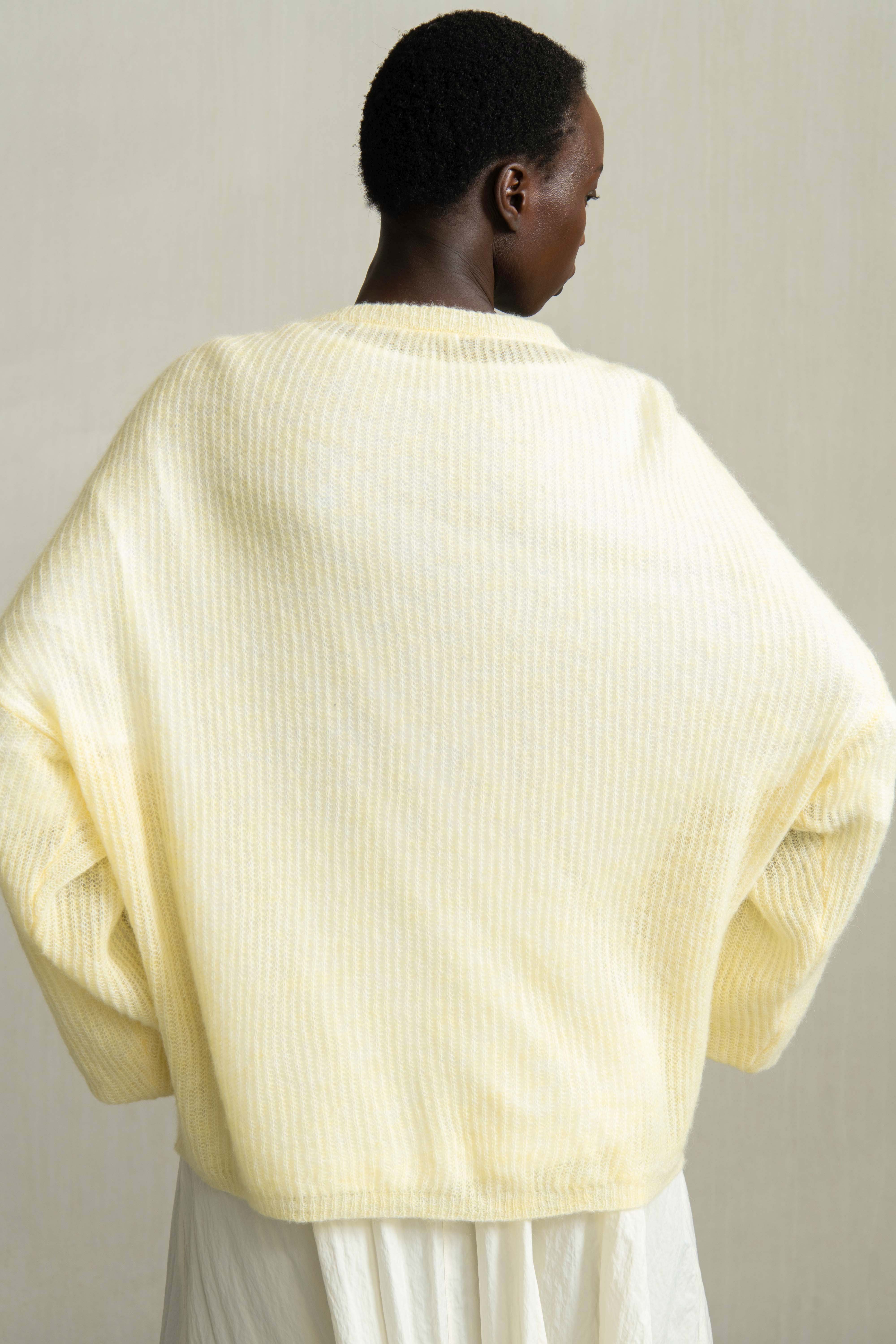 AMAEVE KNIT LIGHT YELLOW - HUMANOID