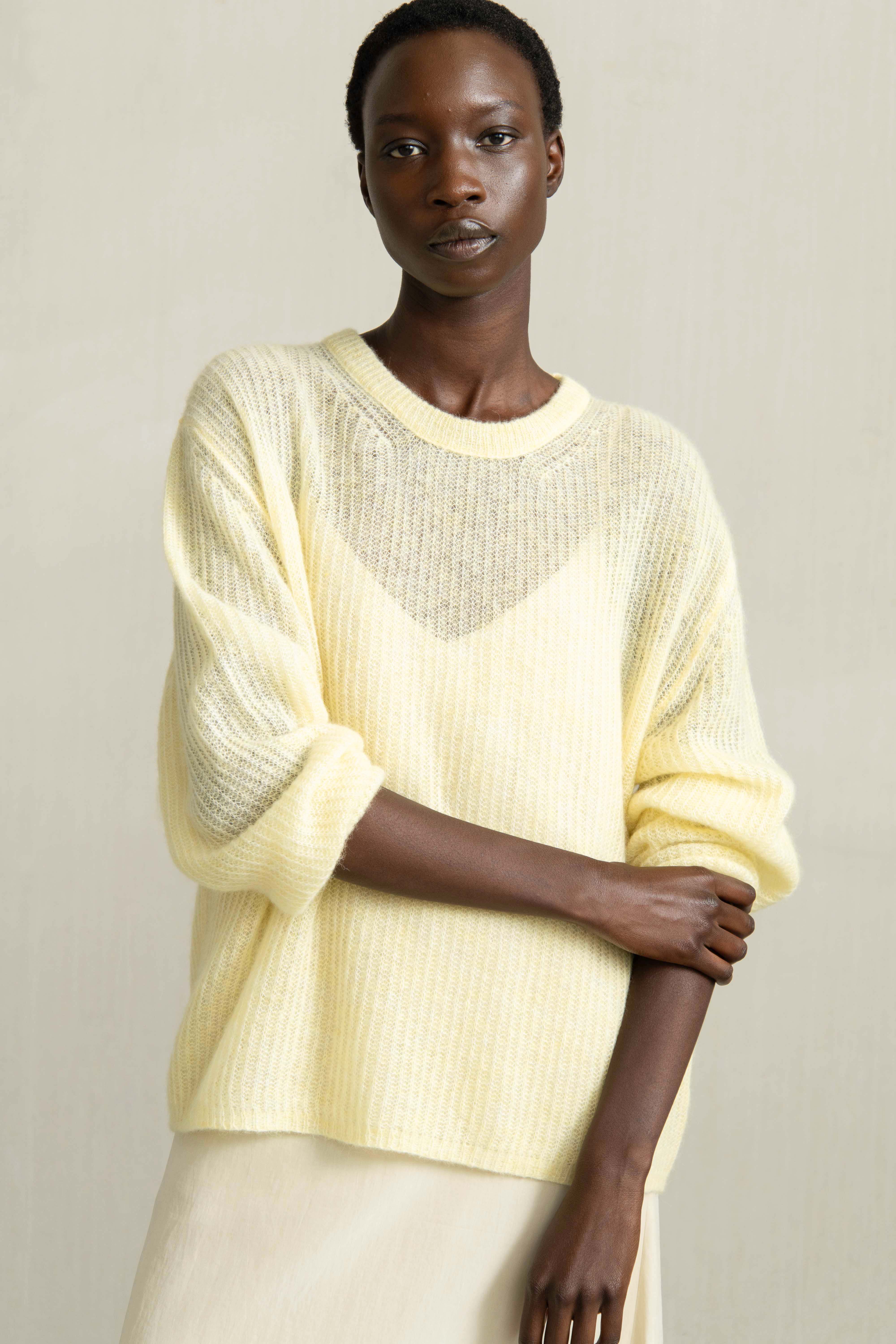 AMIRANDA Oversized Alpaca Jumper | HUMANOID