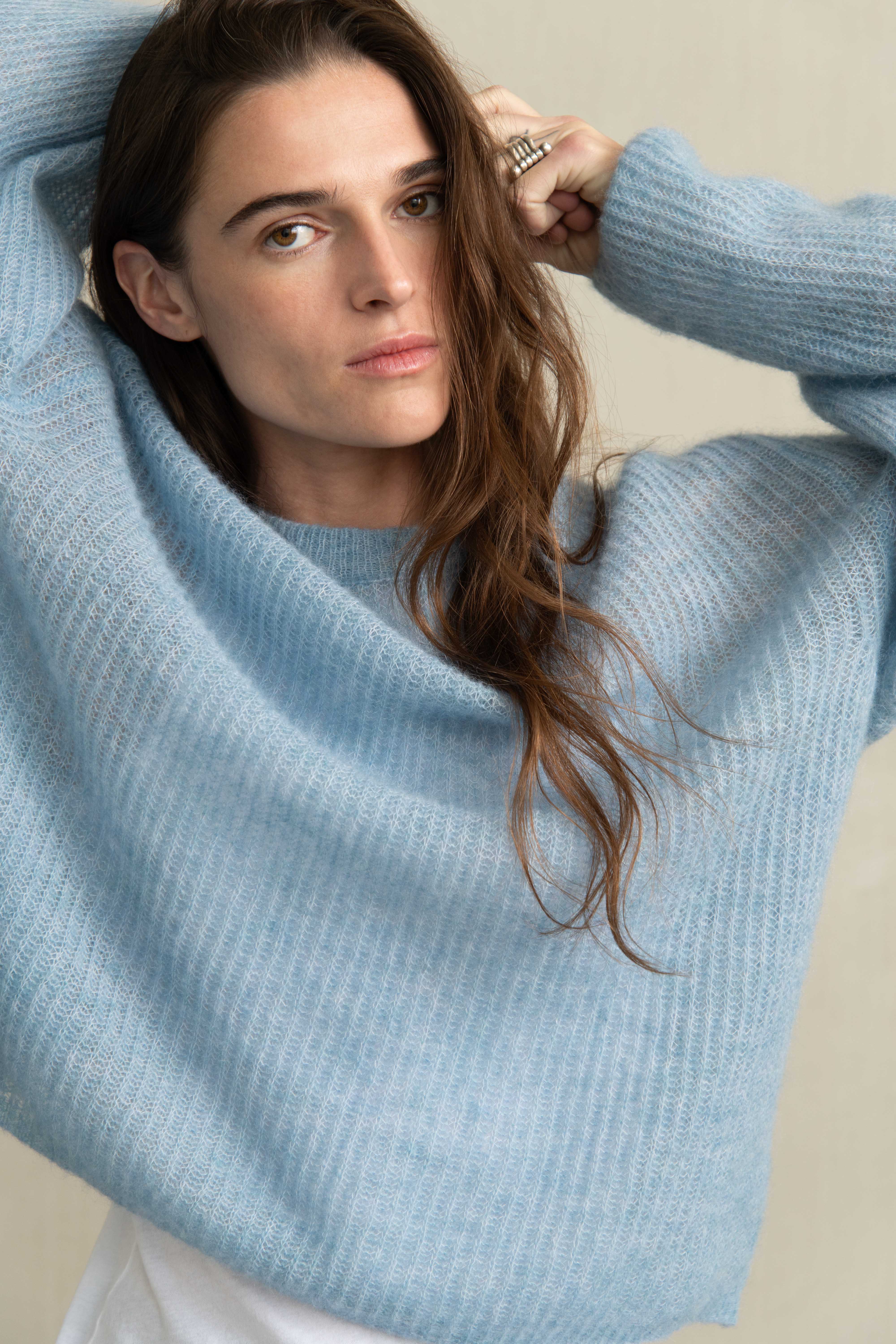 AMIRANDA Oversized Alpaca Jumper | HUMANOID