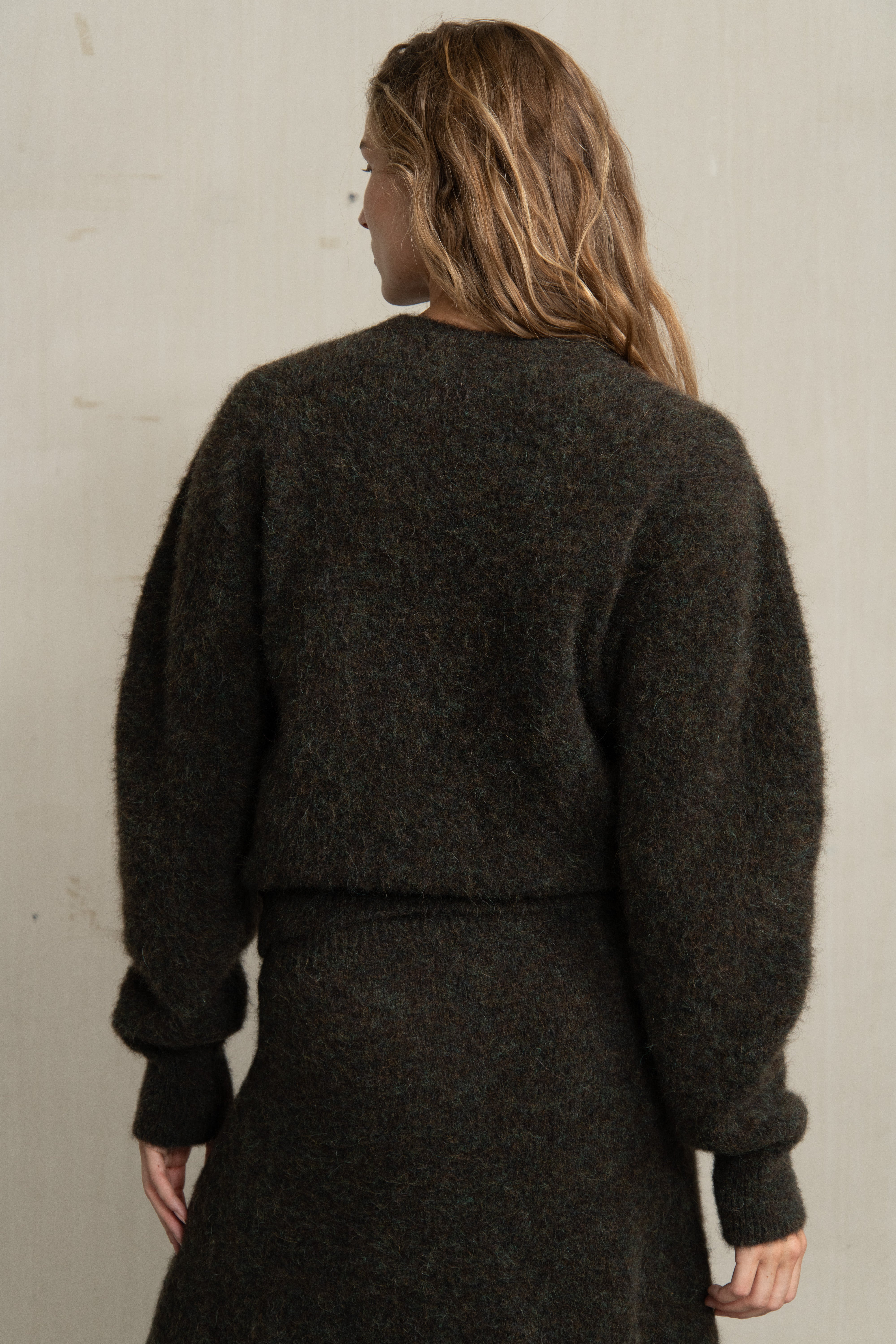 ANNA KNIT BROWN MIX