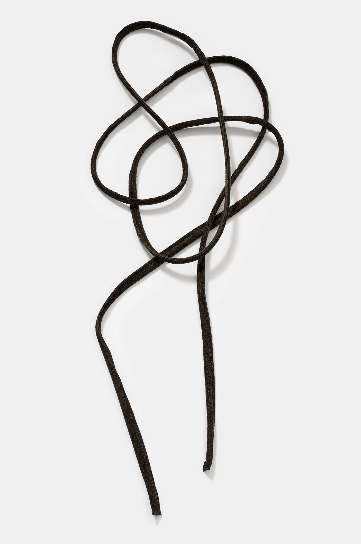 BEAMER BELT LONG DARK BROWN - HUMANOID