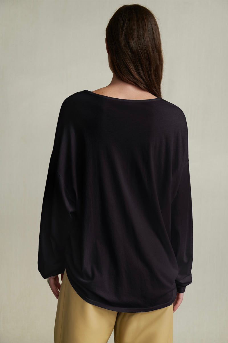 BEATA TEE BLACKISH - HUMANOID