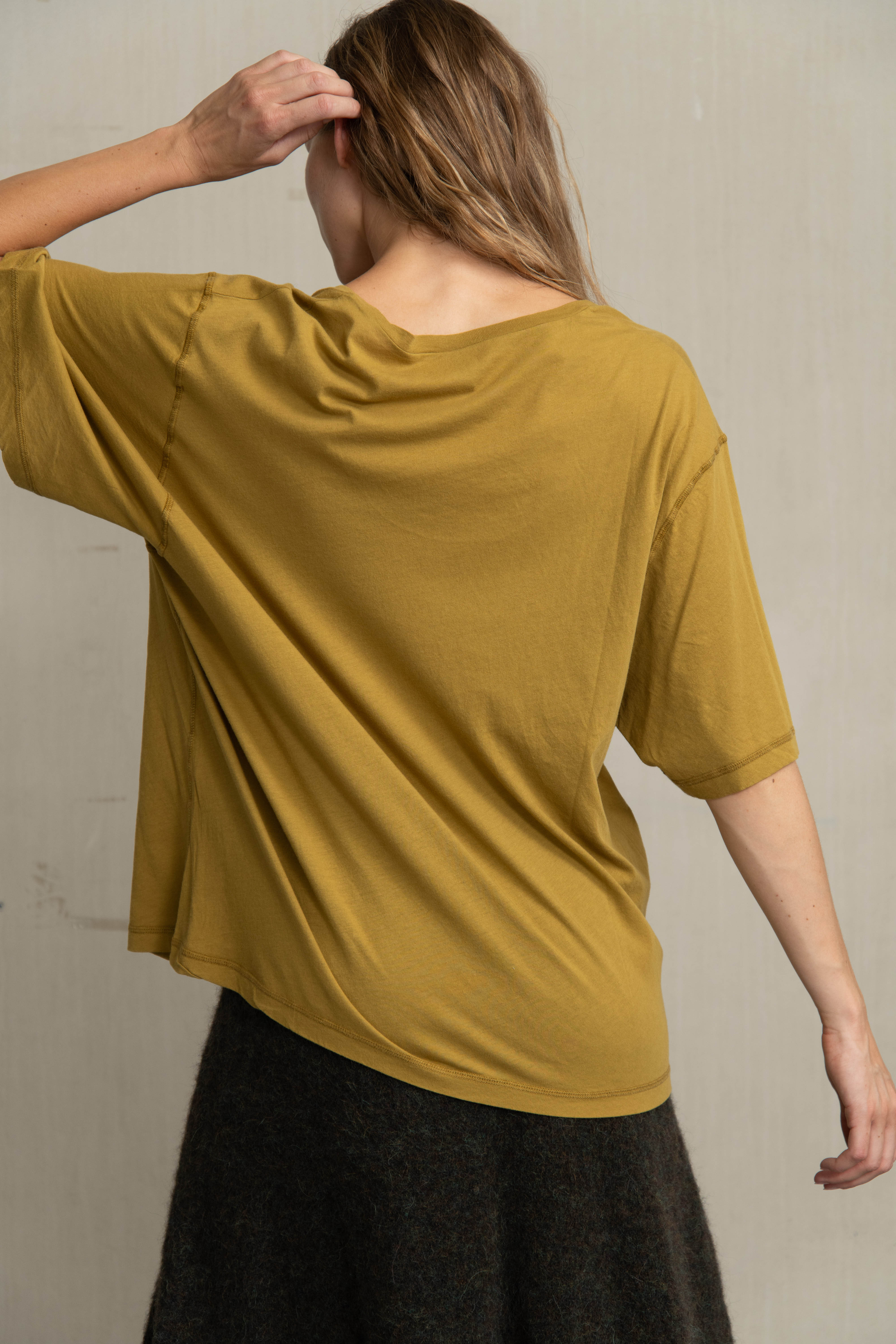 BEAU TEE MUSTARD
